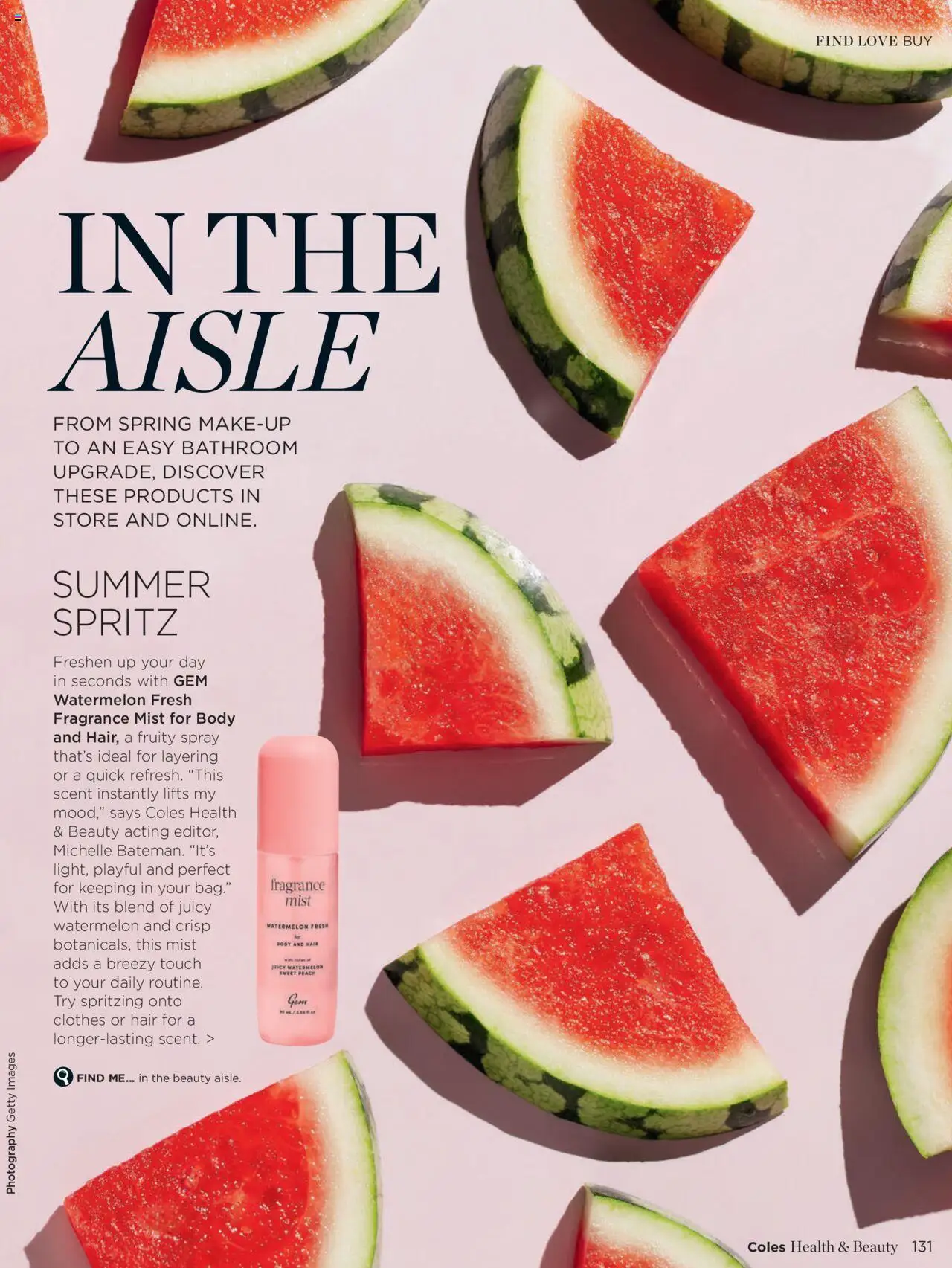 Coles catalogue - valid from 07.10.2025 | Page: 131 | Products: Fragrance, Gem, Makeup, Peach