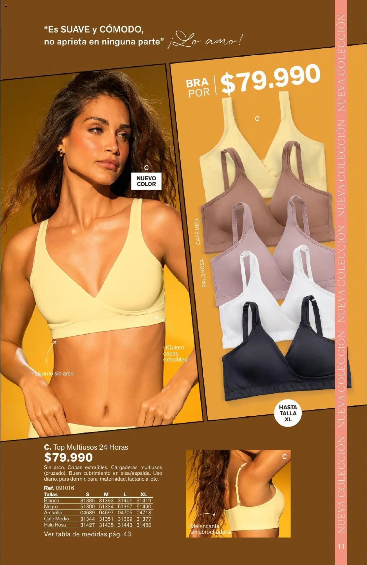 Leonisa revista - valida desde el 04/08/2026 | Página: 11 | Productos: Top, Café