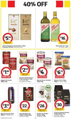 Preview of Coles catalogue NT - valid from 22/07/2026 | Page: 30 | Products: Light, Chicken, Meat, Nescafe