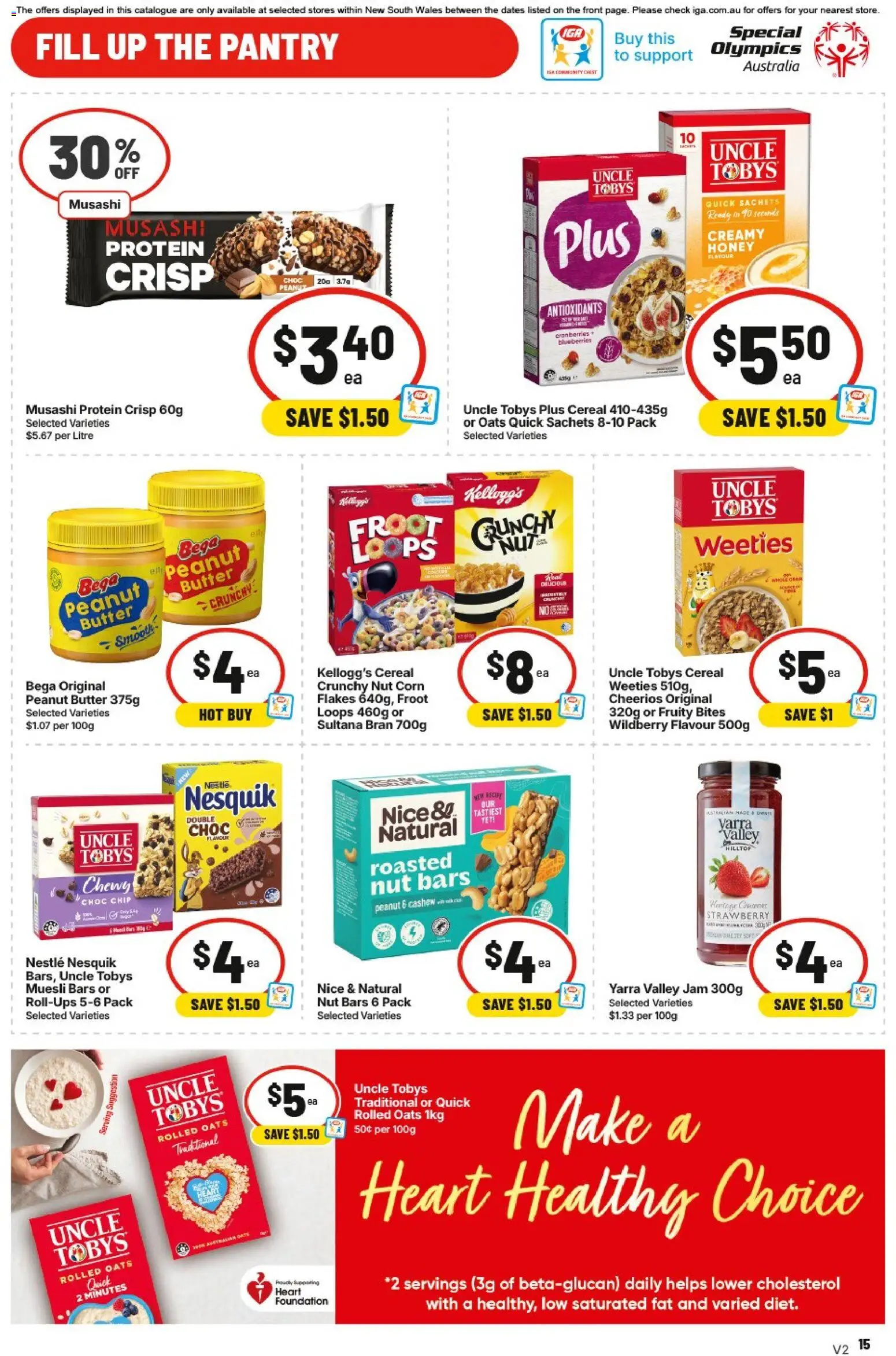 IGA catalogue - valid from 13.05.2026 | Page: 16 | Products: Butter, Honey, Flakes, Foundation