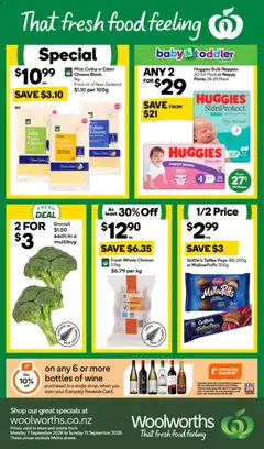 Woolworths South Island catalogue preview  - valid from 7 Sept 2026