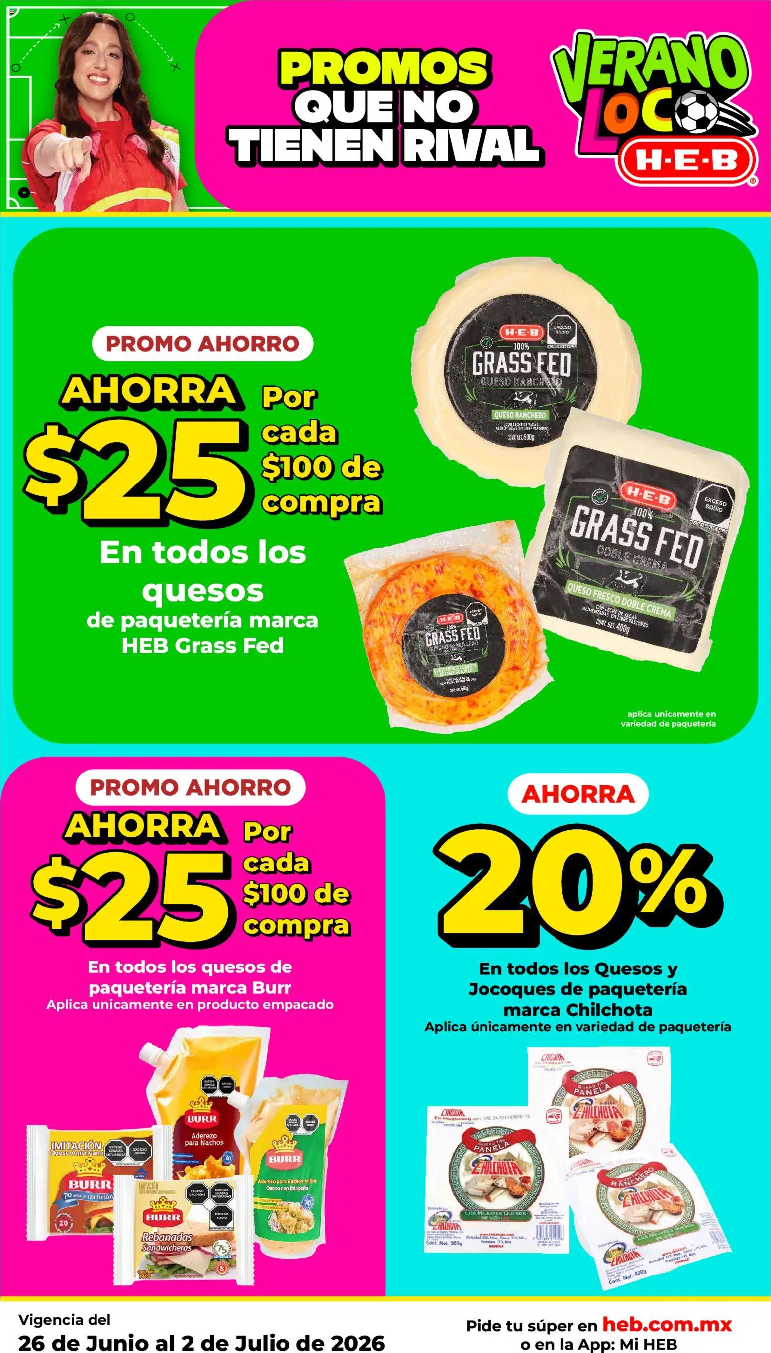 Nuevas ofertas de H-E-B válidas en toda la República Mexicana desde el 26/06/2026. ¡Encuentra las mejores ofertas en H-E-B folleto! | Página: 14