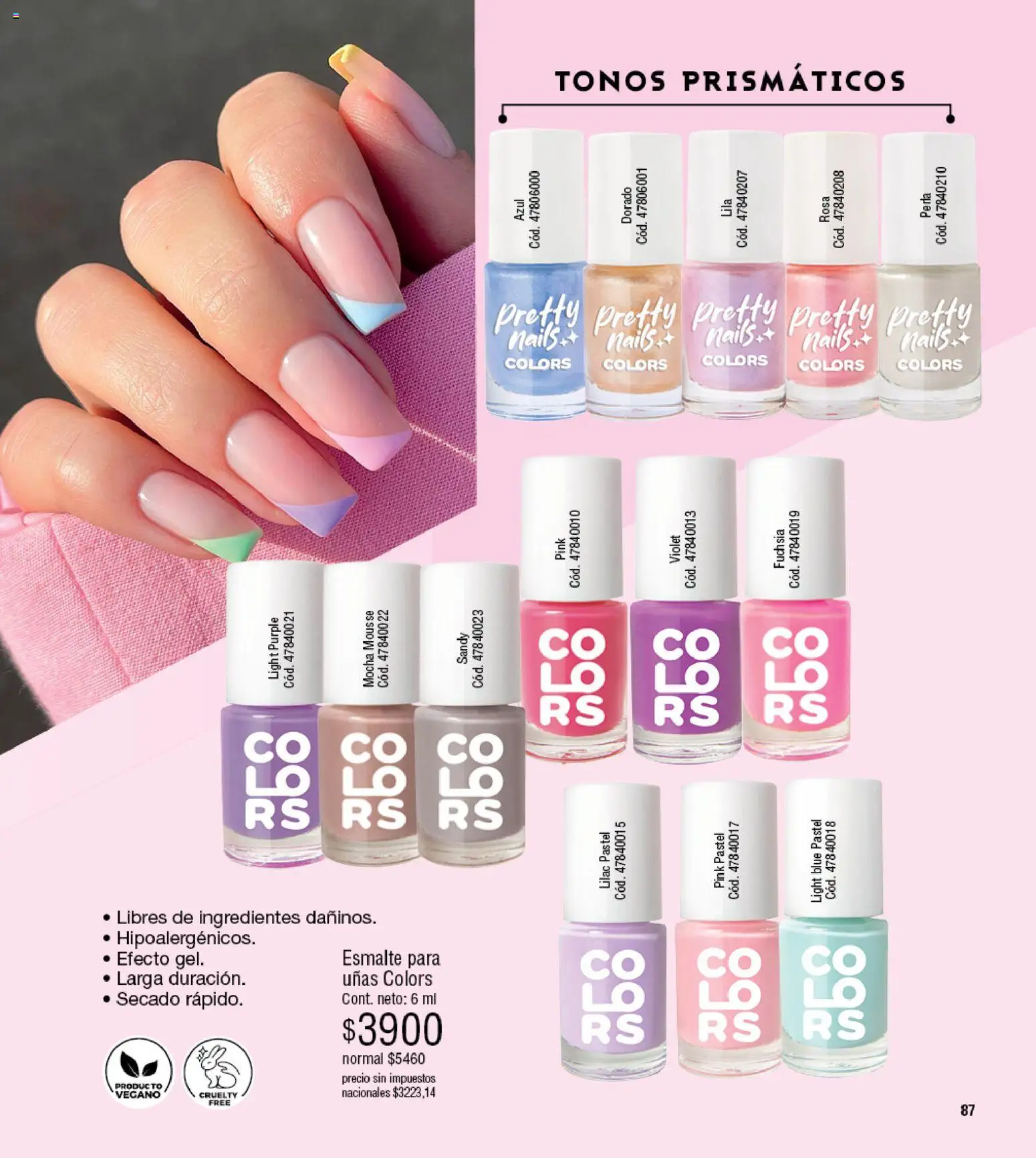 Millanel - Catálogo │ válido desde el 20/07/2026 | Página: 87 | Productos: Ingredientes, Mousse