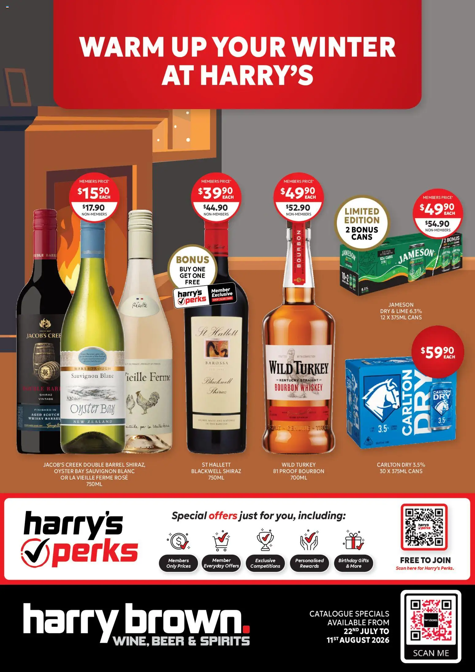 Harry Brown catalogue - valid from 22/07/2026 | Page: 1 | Products: Beer, Bourbon, Whiskey, Scotch