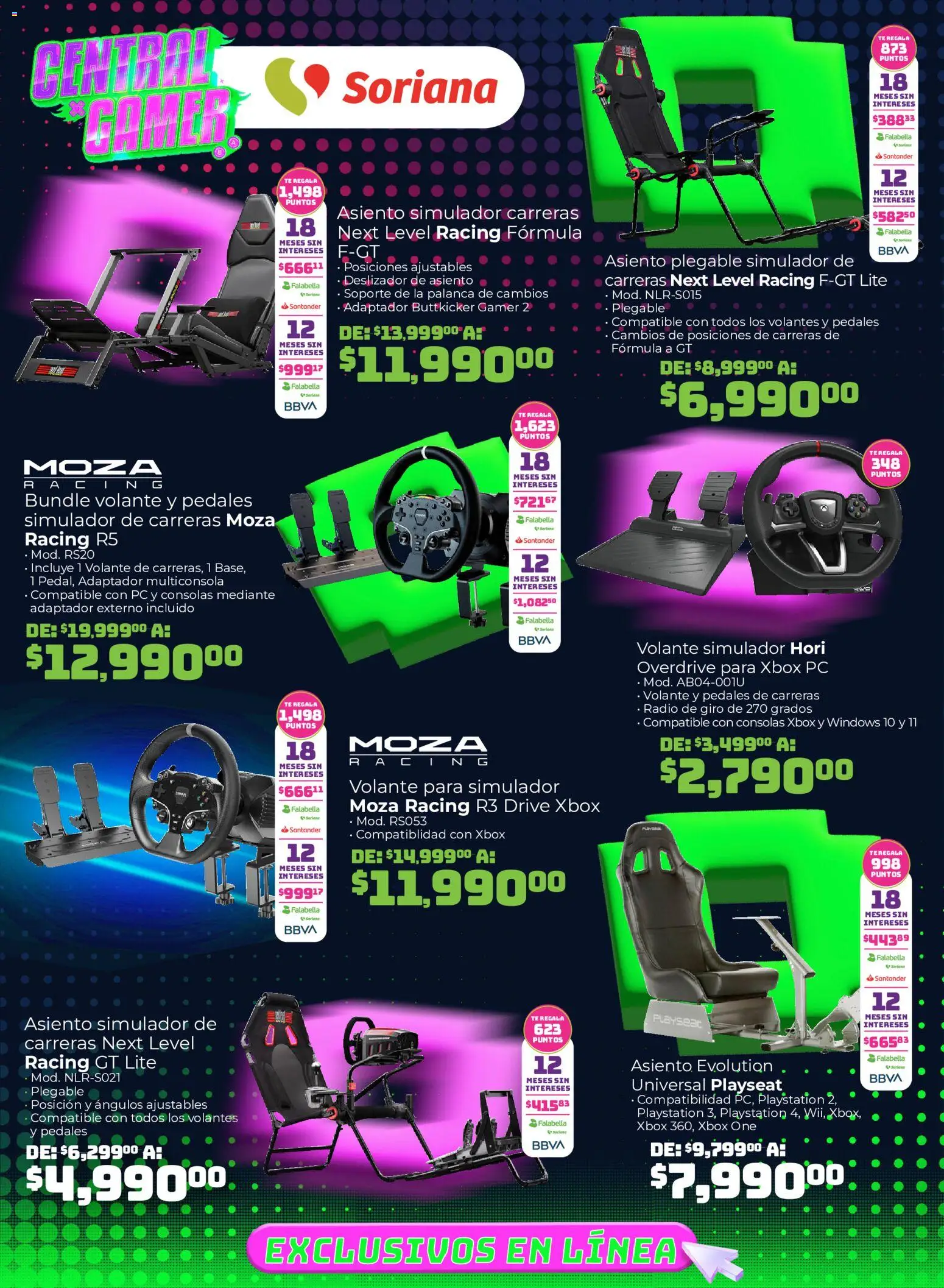 Nuevas ofertas de Soriana válidas en toda la República Mexicana desde el 13/08/2026. ¡Encuentra las mejores ofertas en Soriana Central Gamer Exclusivo en línea! | Página: 4 | Productos: Radio, Playstation, Adaptador, Té