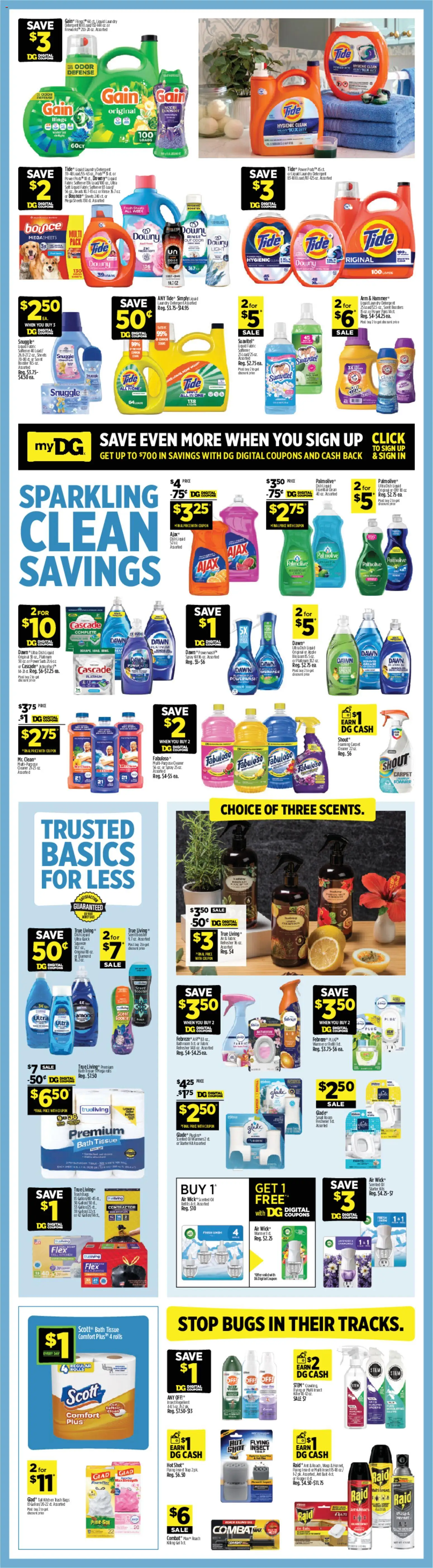 Dollar General Weekly Ad - TX - valid from 07/12/2026 | Page: 10 | Products: Carpet, Fabric softener, Detergent, Starter