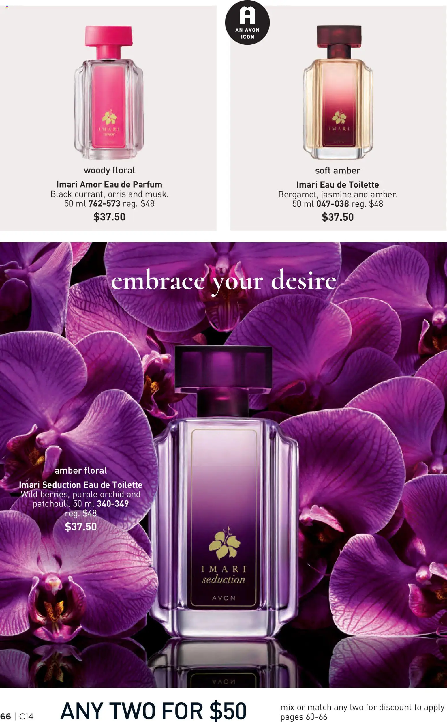 Avon flyer valid from Jul 2, 2026 | Page: 66 | Products: Eau de toilette, Toilette