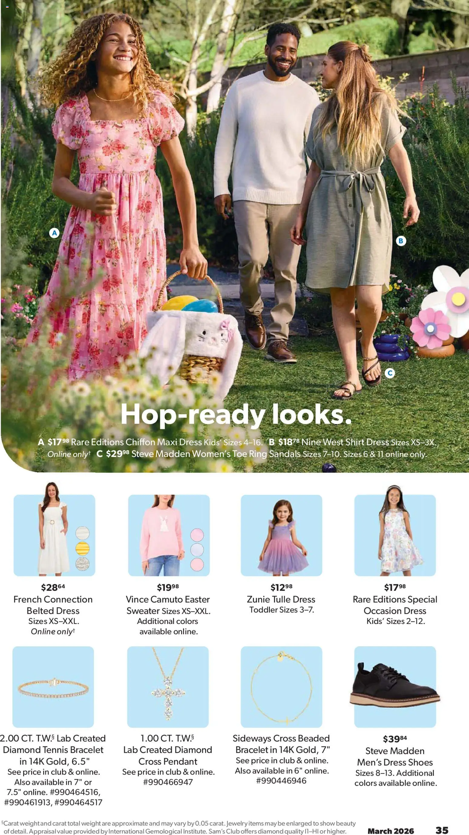 Sam's Club Instant Savings Book March - valid from 18.03.2026 | Page: 35 | Products: Ring, Shirt, Sweater, Sandals