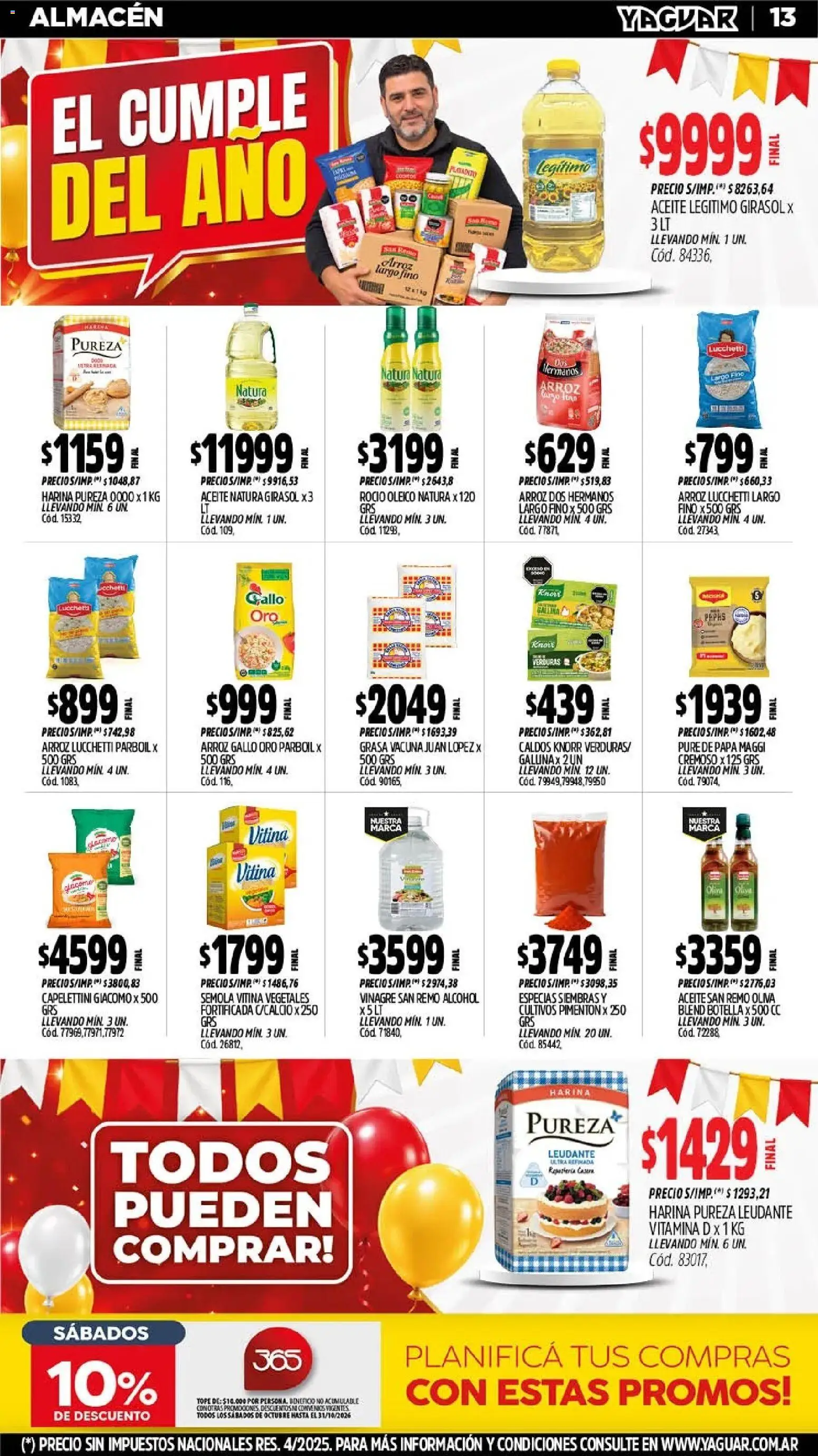Yaguar - Oferta Semanal Mendoza │ válido desde el 26/10/2026 | Página: 14