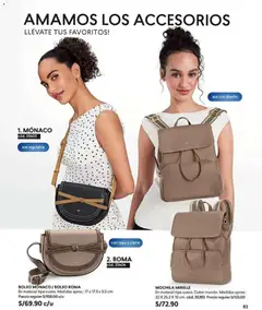 Vista previa de folleto CyZone catálogo - Campaña 14 de la CyZone válido desde 22/08/2026 | Página: 83 | Productos: Tapa, Bolso, Mochila