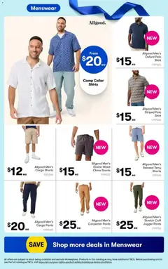 Preview of Big W Thanks Dad - valid from 20/08/2026 | Page: 11 | Products: Cargo pants, Terry, Shirt, Shorts