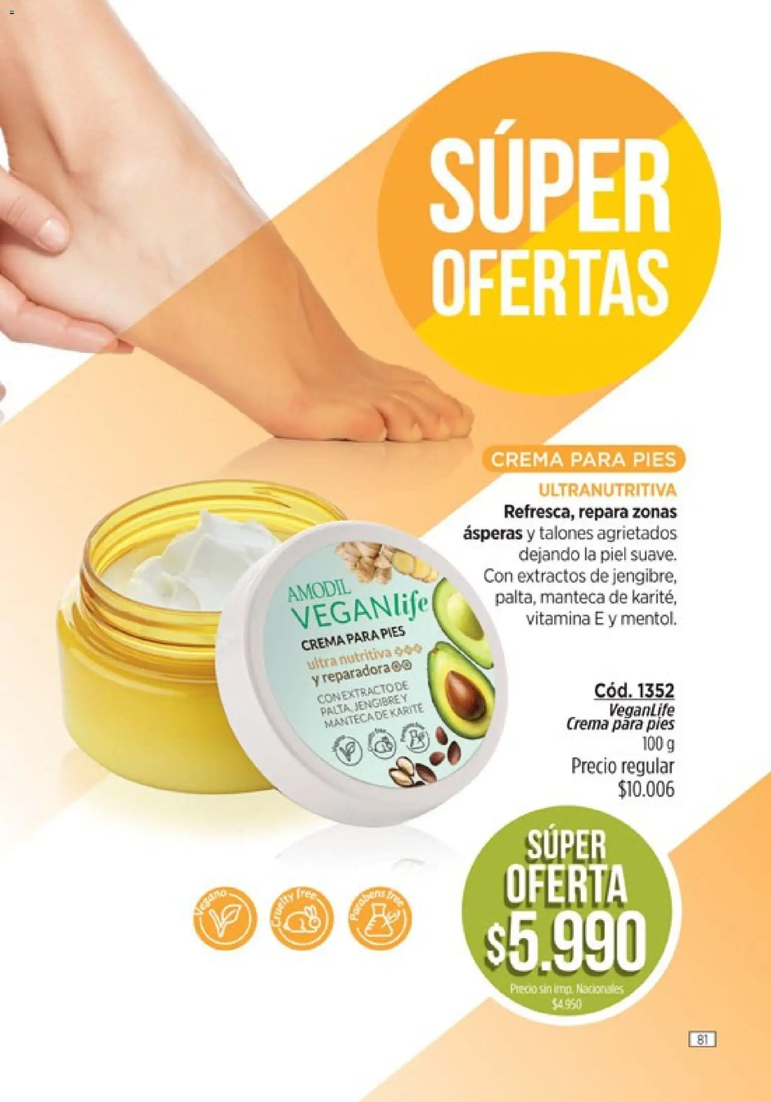 Amodil - Campaña 10 │ válido desde el 01.06.2026 | Página: 81 | Productos: Manteca, Crema