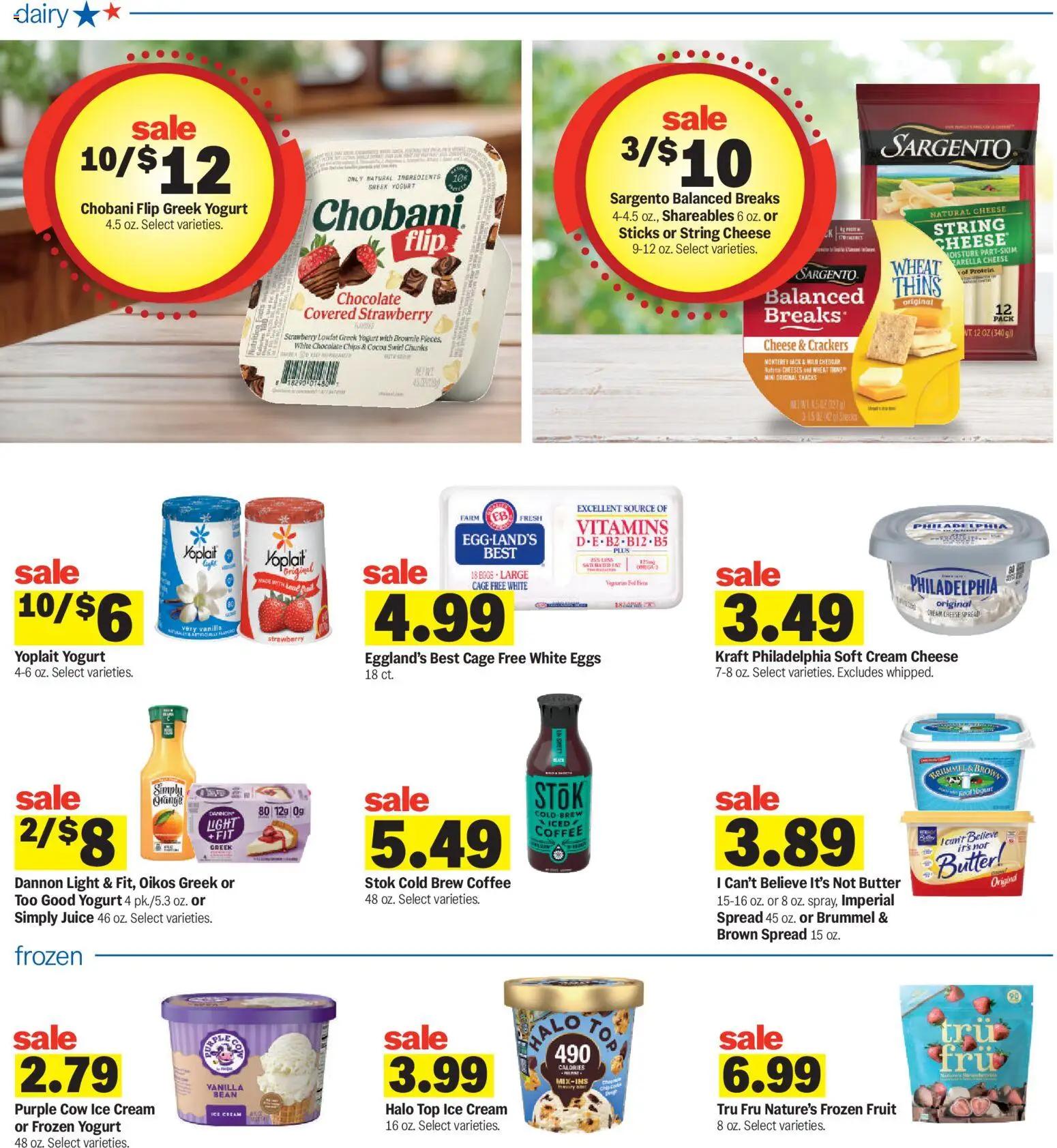 Meijer Weekly Ad - valid from 08/05/2026 | Page: 9 | Products: Cheese, Salad, Garlic, Donut
