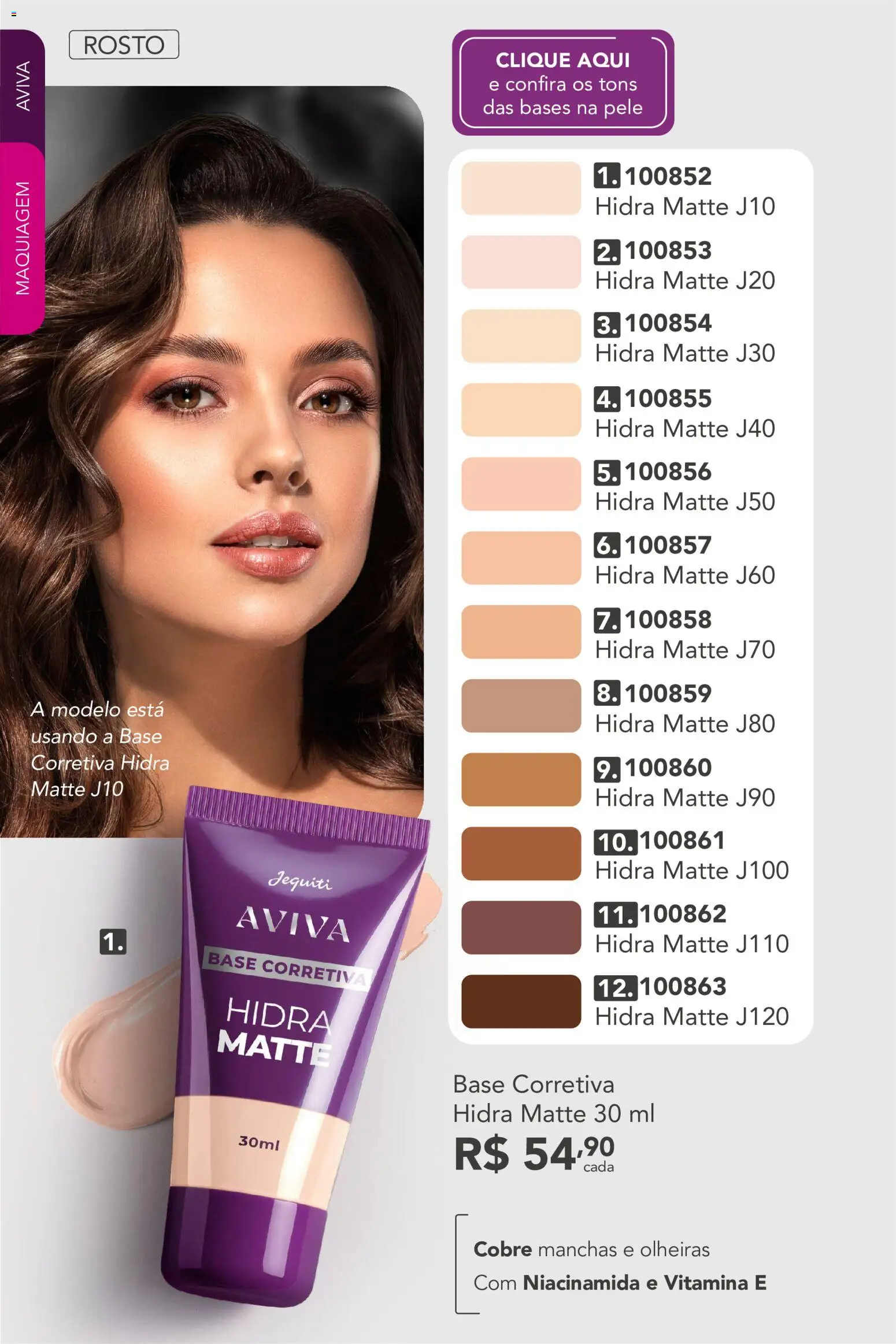 Jequiti Folheto - válido de 14/07/2026 | Página: 58 | Produtos: Maquiagem, Base