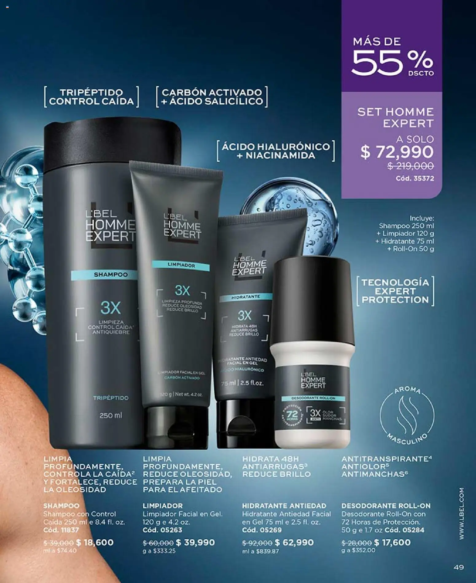 L'Bel revista - valida desde el 13.04.2026 | Página: 51 | Productos: Brillo, Limpiador, Limpiador facial, Desodorante