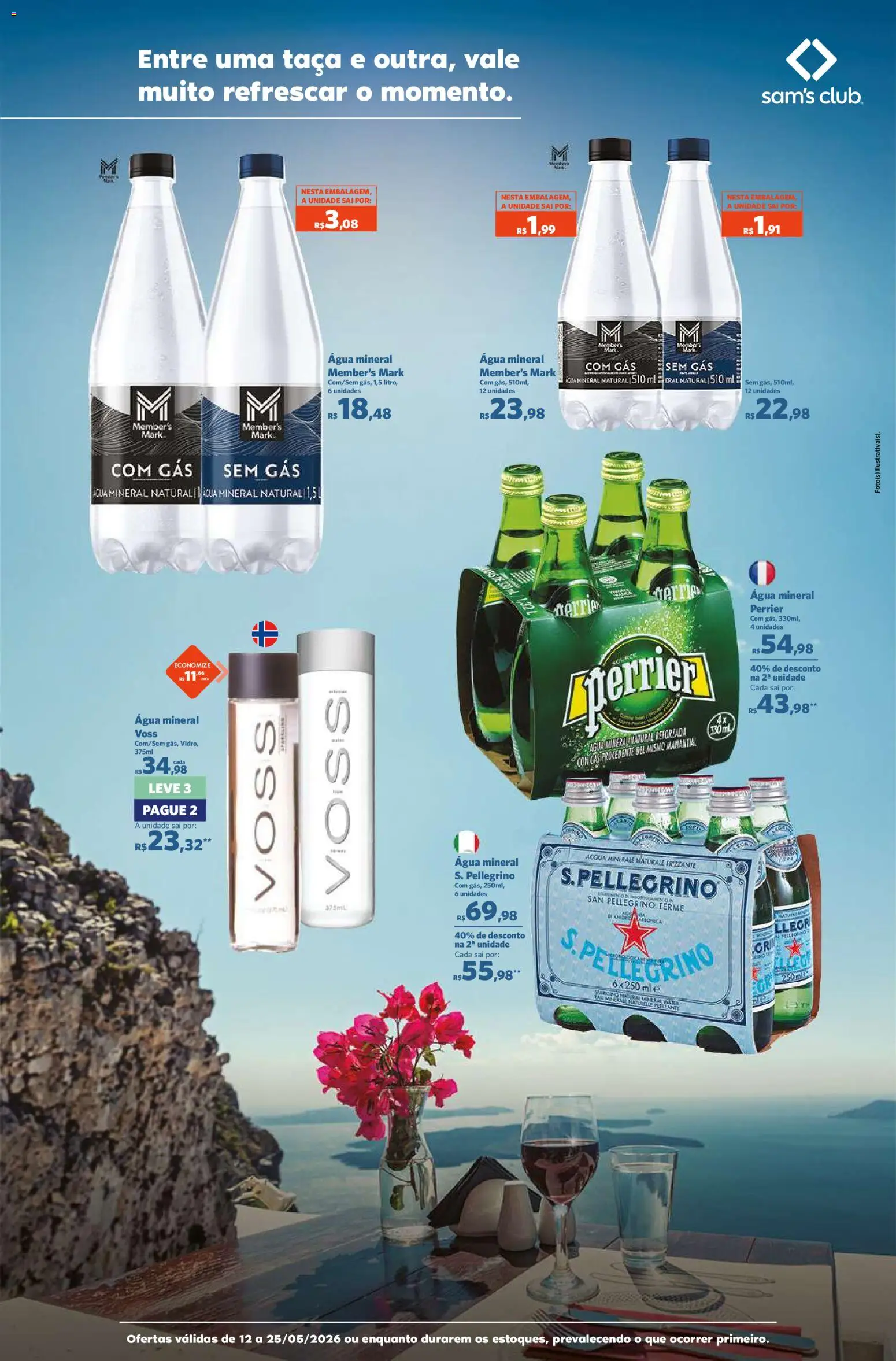Sam's Club Folheto - válido de 12.05.2026 | Página: 10 | Produtos: Água mineral