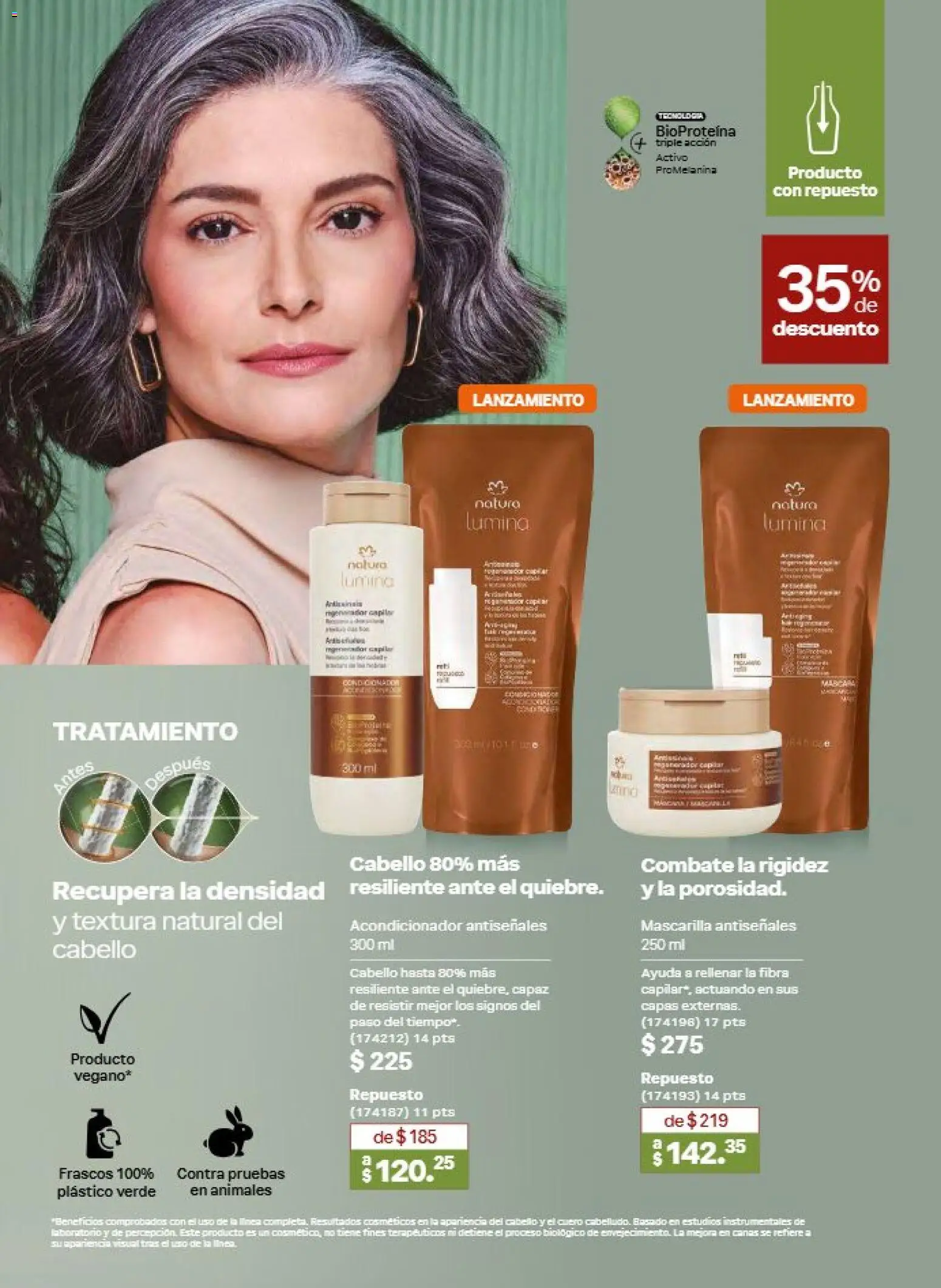 Nuevas ofertas de Natura válidas en toda la República Mexicana desde el 21/08/2026. ¡Encuentra las mejores ofertas en Natura campaña 13 2026! | Página: 120 | Productos: Mascarilla, Acondicionador
