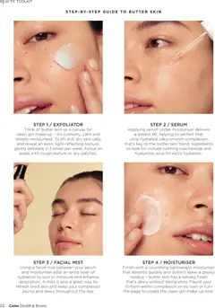 Preview of Coles Summer 2026 - valid from 06.01.2026 | Page: 22 | Products: Butter, Moisturiser, Facial mist, Exfoliator