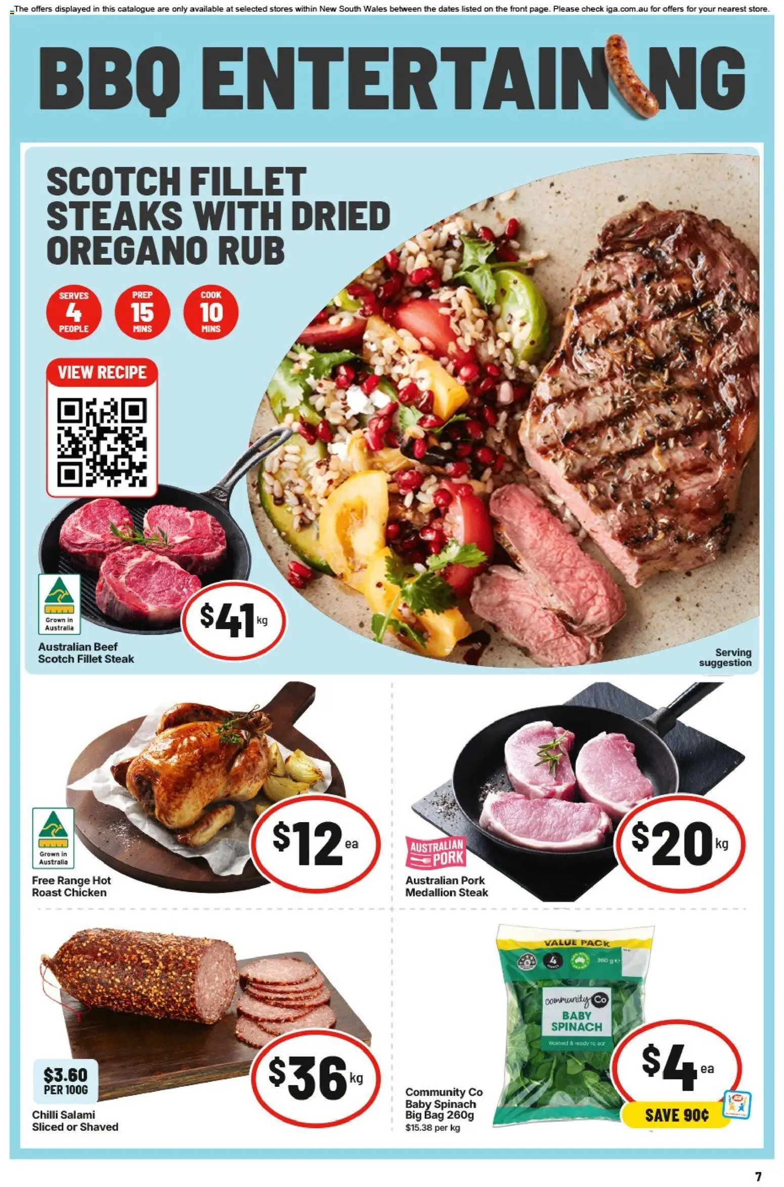 IGA catalogue - valid from 25/08/2026 | Page: 12 | Products: Chicken, Beef, Scotch, Roast