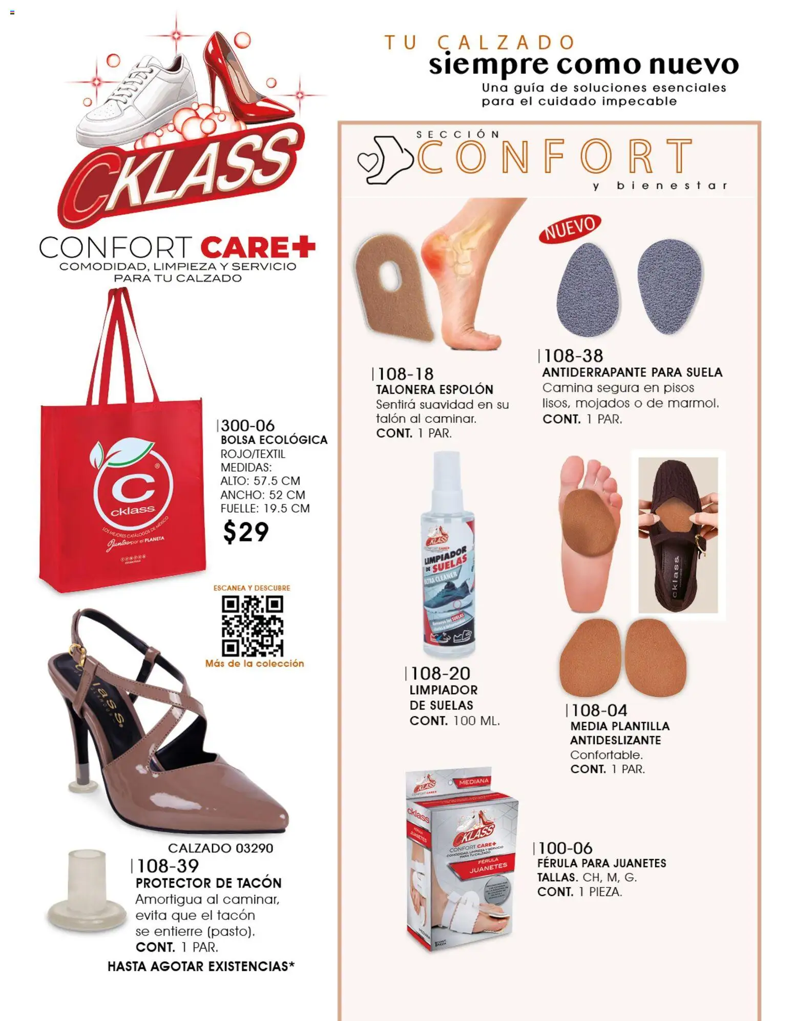 Nuevas ofertas de Cklass válidas en toda la República Mexicana desde el 08/07/2026. ¡Encuentra las mejores ofertas en Cklass catálogo Dama calzado! | Página: 64 | Productos: Bolsa, Limpiador