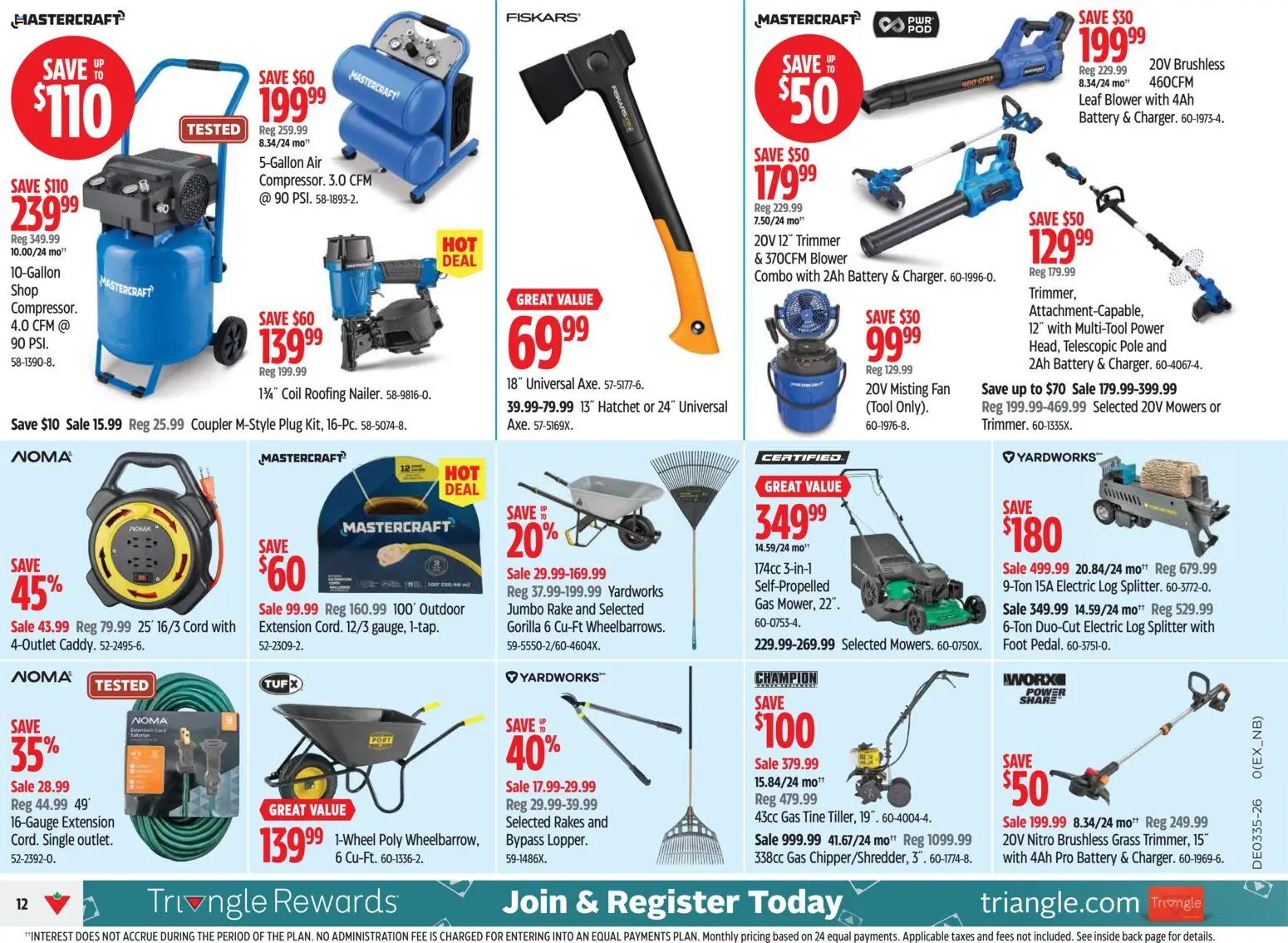 Canadian Tire flyer valid from Aug 27, 2026 | Page: 12