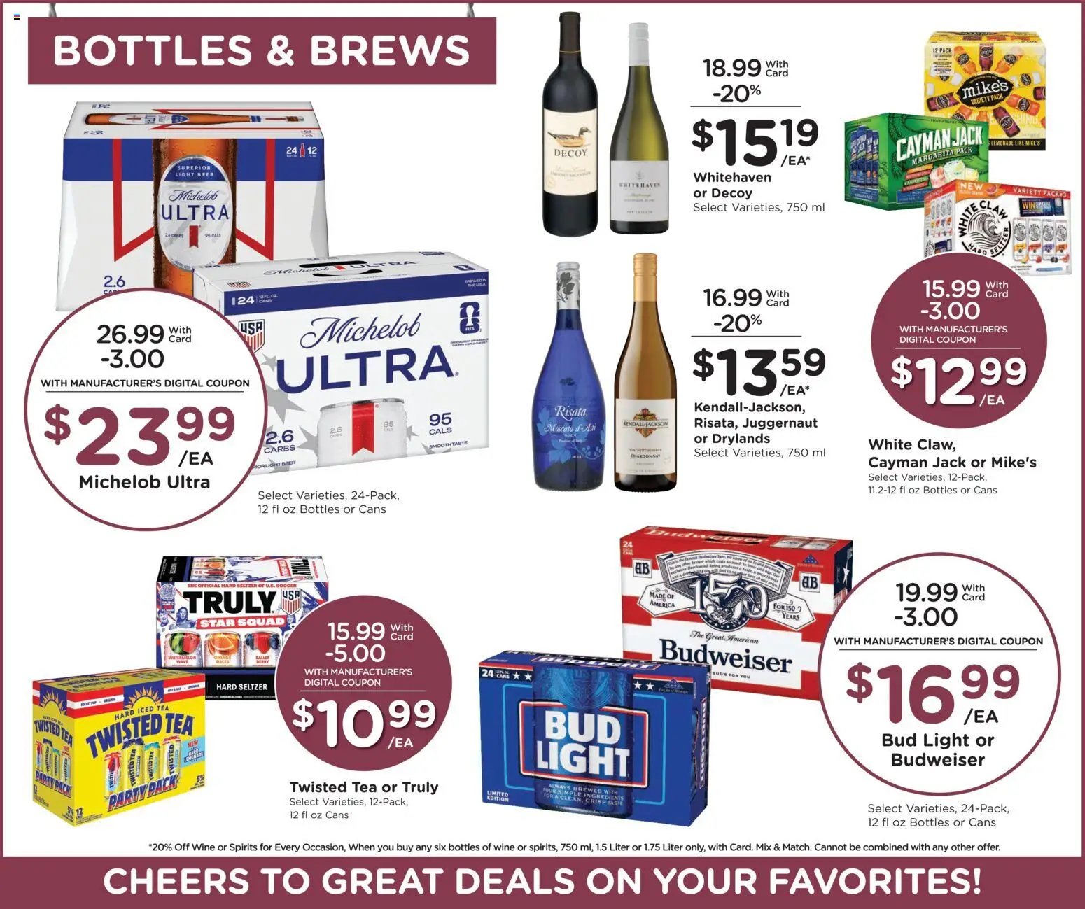 Smith's Weekly Ad - WY - valid from 27.05.2026 | Page: 10 | Products: Wine, Beer, Tea