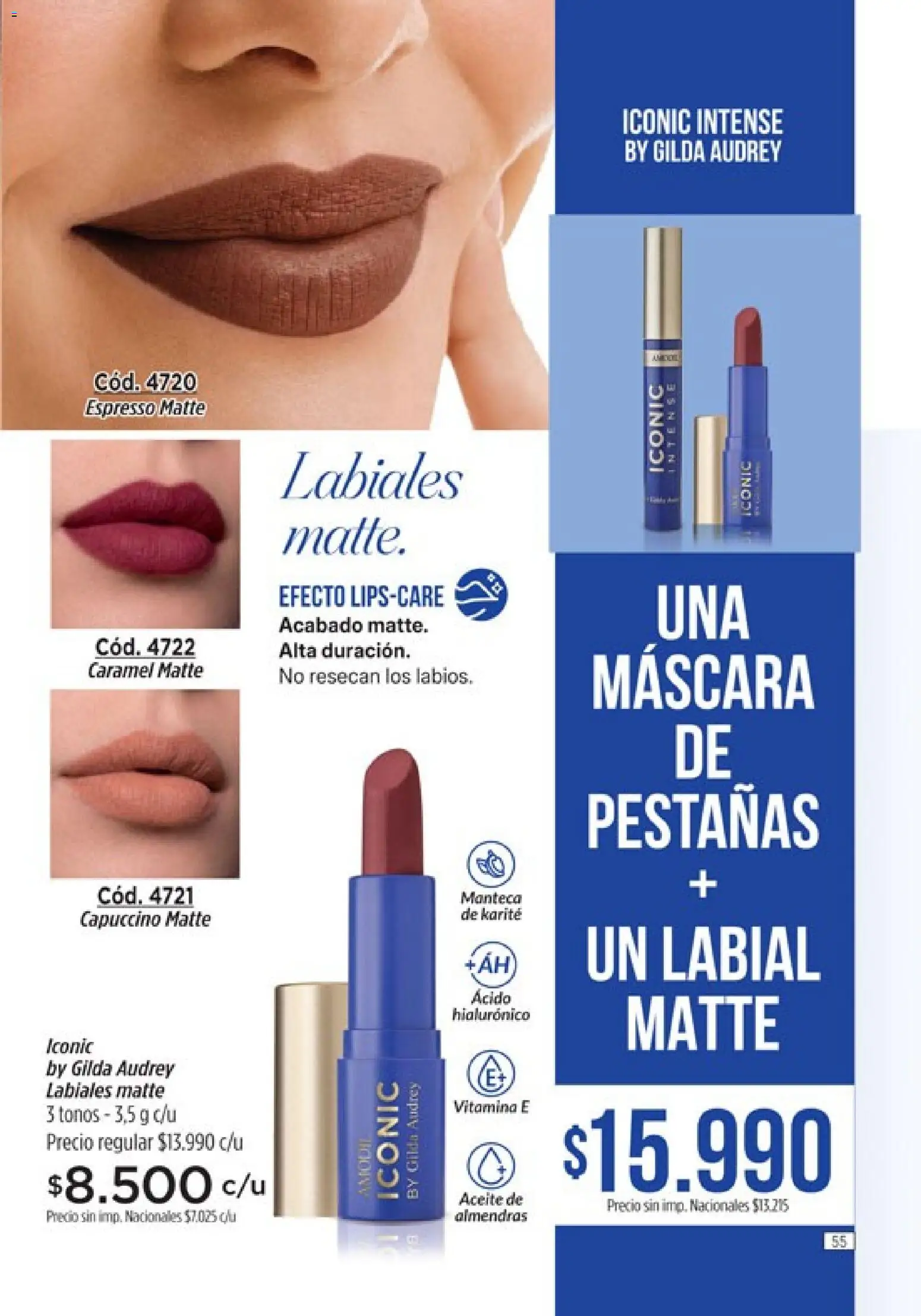 Catálogo Amodil Campaña 14 │ válido desde el 07/08/2026 | Página: 55 | Productos: Almendras, Aceite, Máscara, Manteca