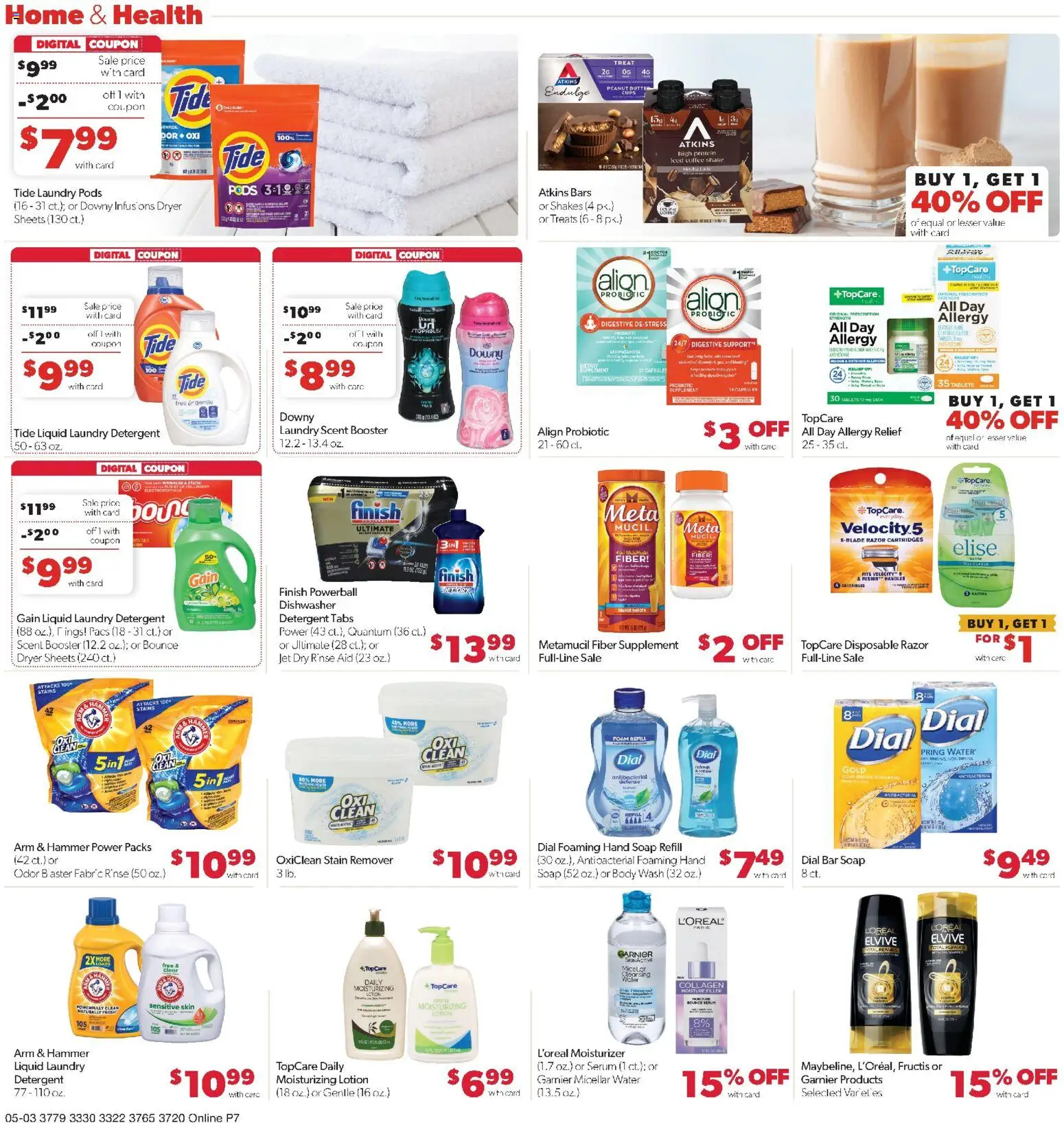 Family Fare Weekly Ad - MN - valid from 03.05.2026 | Page: 13 | Products: Hammer, Soap, Body Wash, Fan