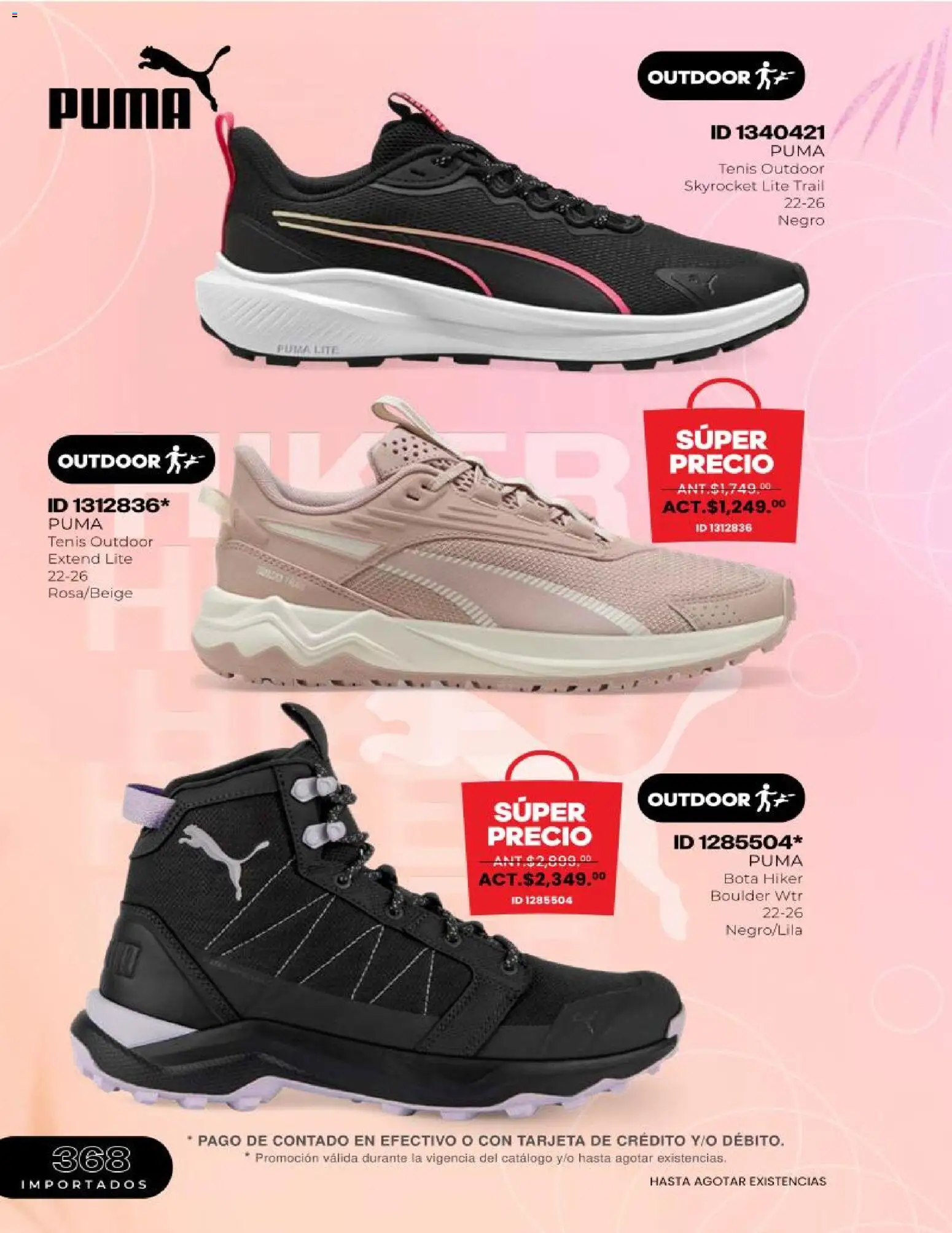 Nuevas ofertas de Price Shoes válidas en toda la República Mexicana desde el 18/07/2026. ¡Encuentra las mejores ofertas en Price Shoes catálogo! | Página: 366