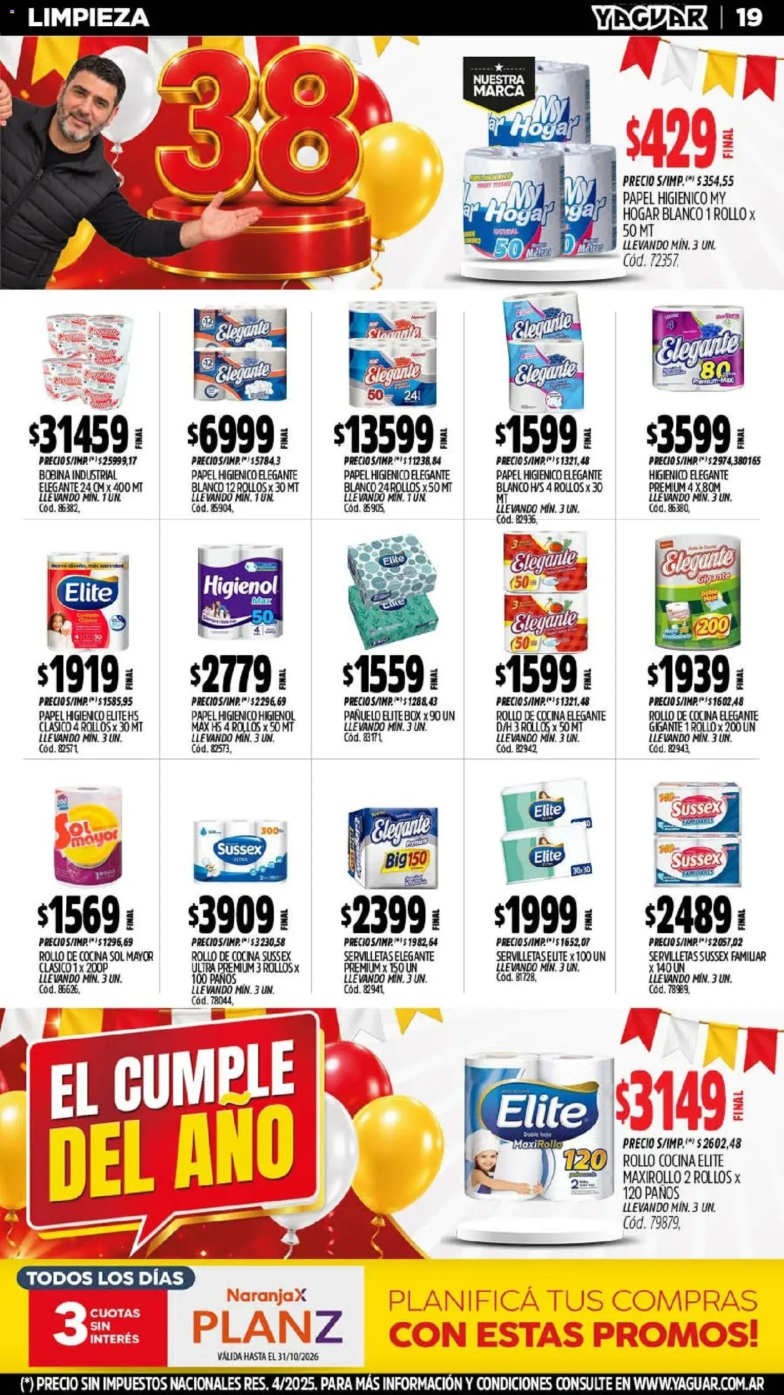 Revista de ofertas Yaguar - Página 20 - Ofertas válidas hasta el 31 de octubre de 2026