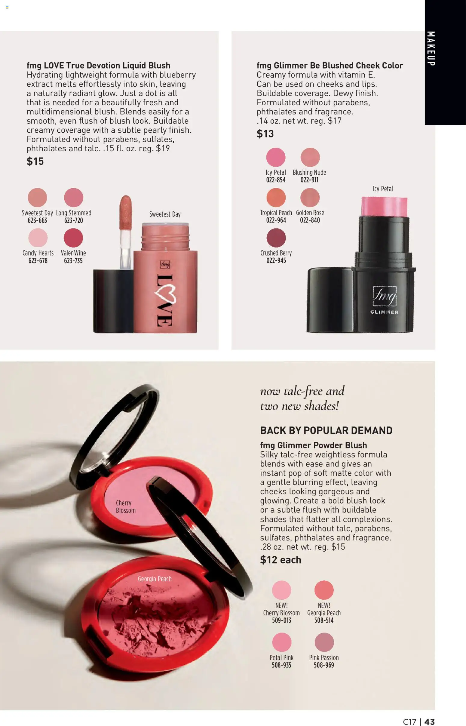 Avon Brochure - valid from 08/12/2026 | Page: 43 | Products: Vitamin, Candy, Blush, Peach