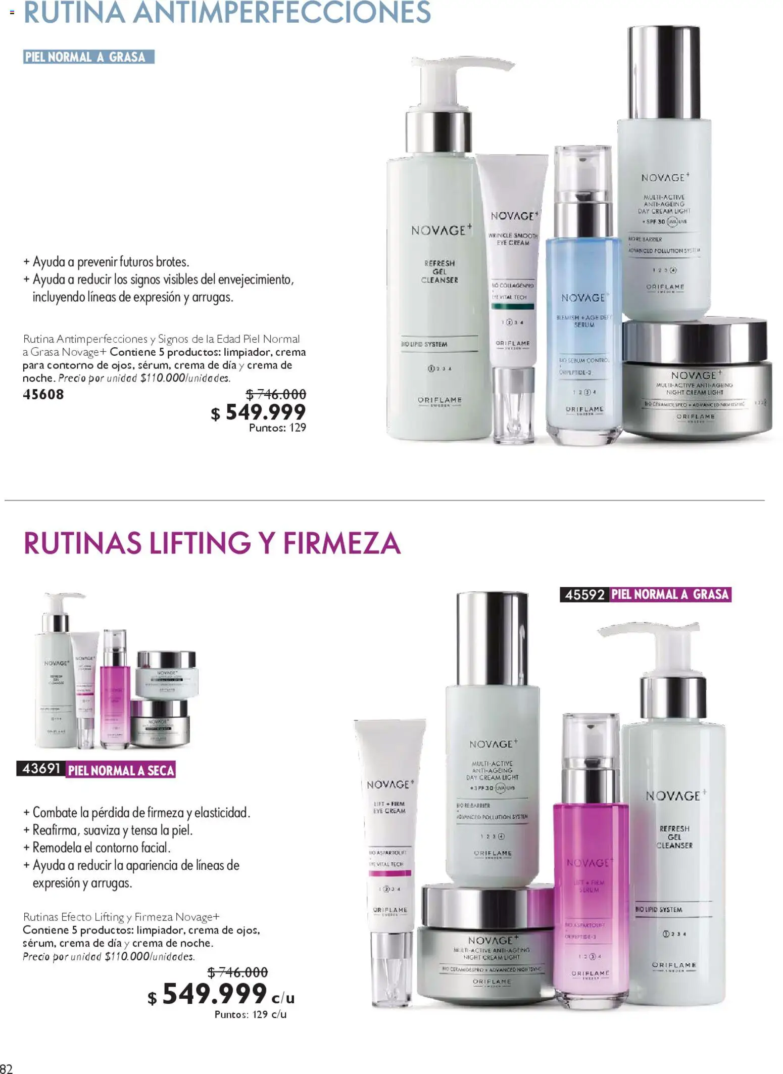 Oriflame revista - valida desde el 28.03.2026 | Página: 82 | Productos: Crema, Serum, Contorno