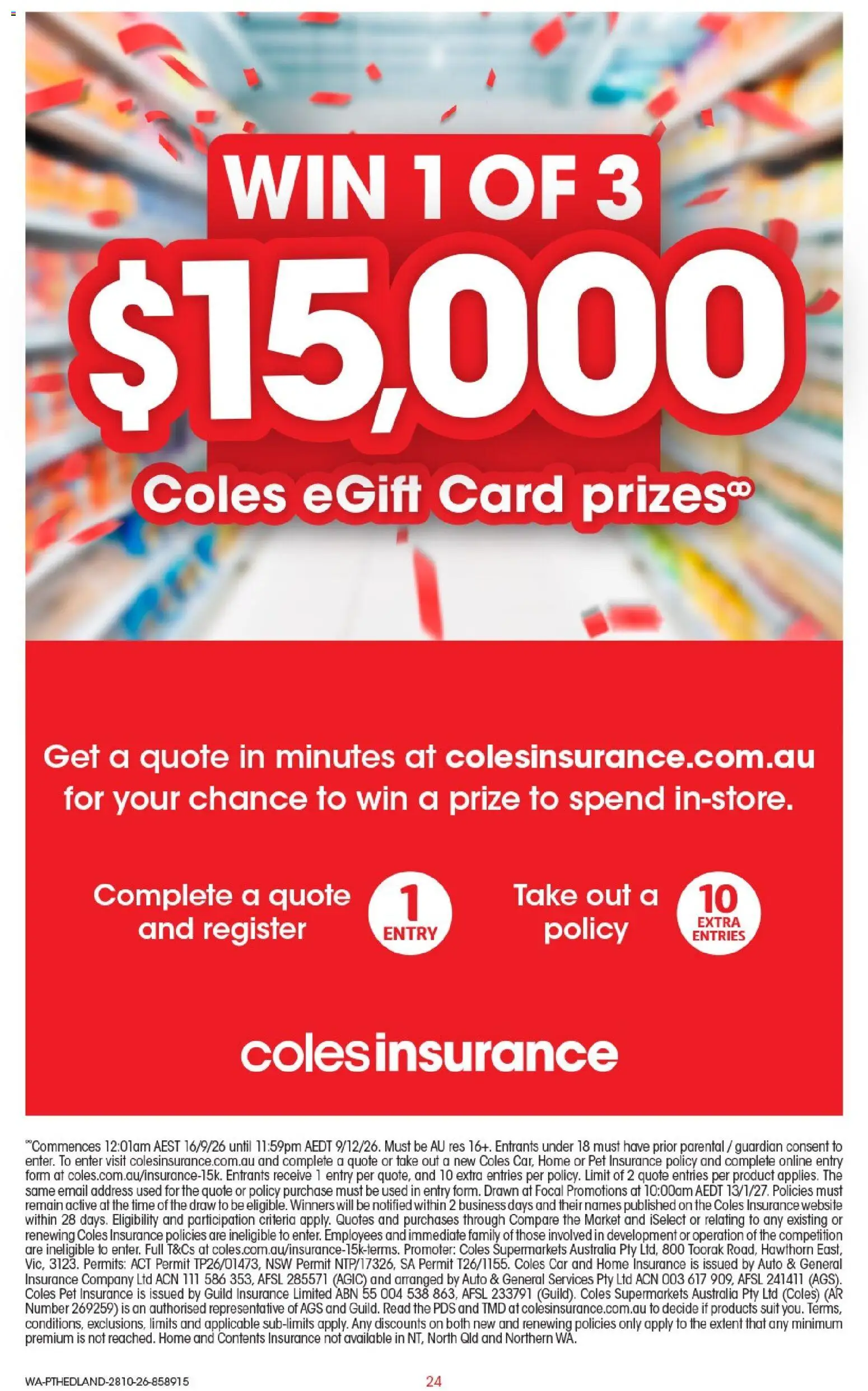 ﻿Coles catalogue valid from 28/10/2026 > Online Australia | Page: 24