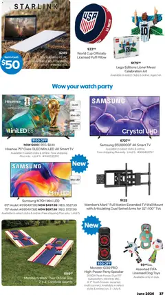 Preview of Sam's Club weekly ads valid from 01.06.2026 | Page: 37