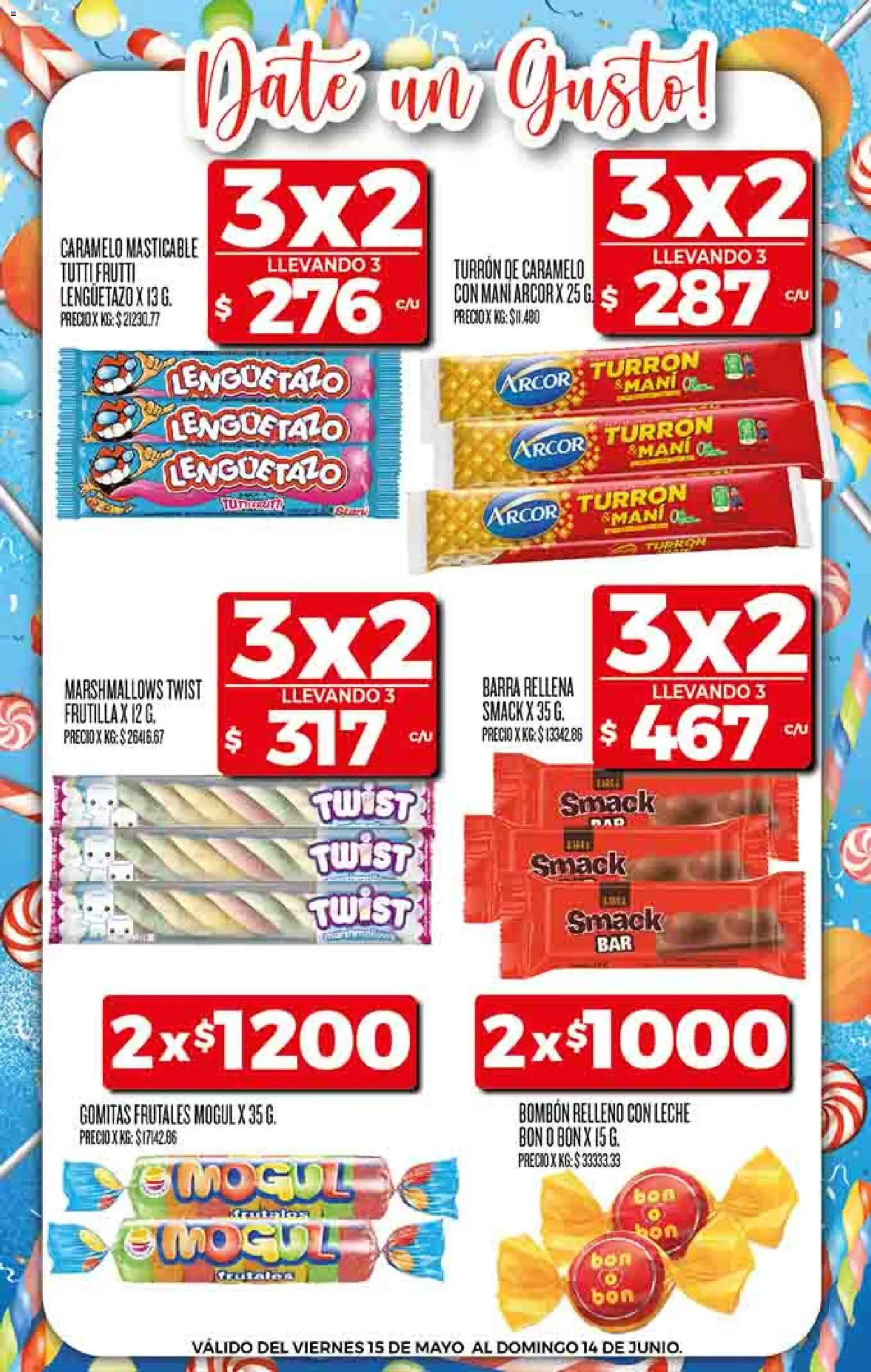 Dia - Ofertas - Salta y Jujuy │ válido desde el 10.06.2026 | Página: 17 | Productos: Gomitas, Frutilla, Mani, Turrón
