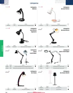 Vista previa de Office Depot catálogo 2026, nuevo folleto de la tienda, válido en México a partir del 12/01/2026 | Página: 158 | Productos: Escritorio, Mesa, Lámpara, Foco
