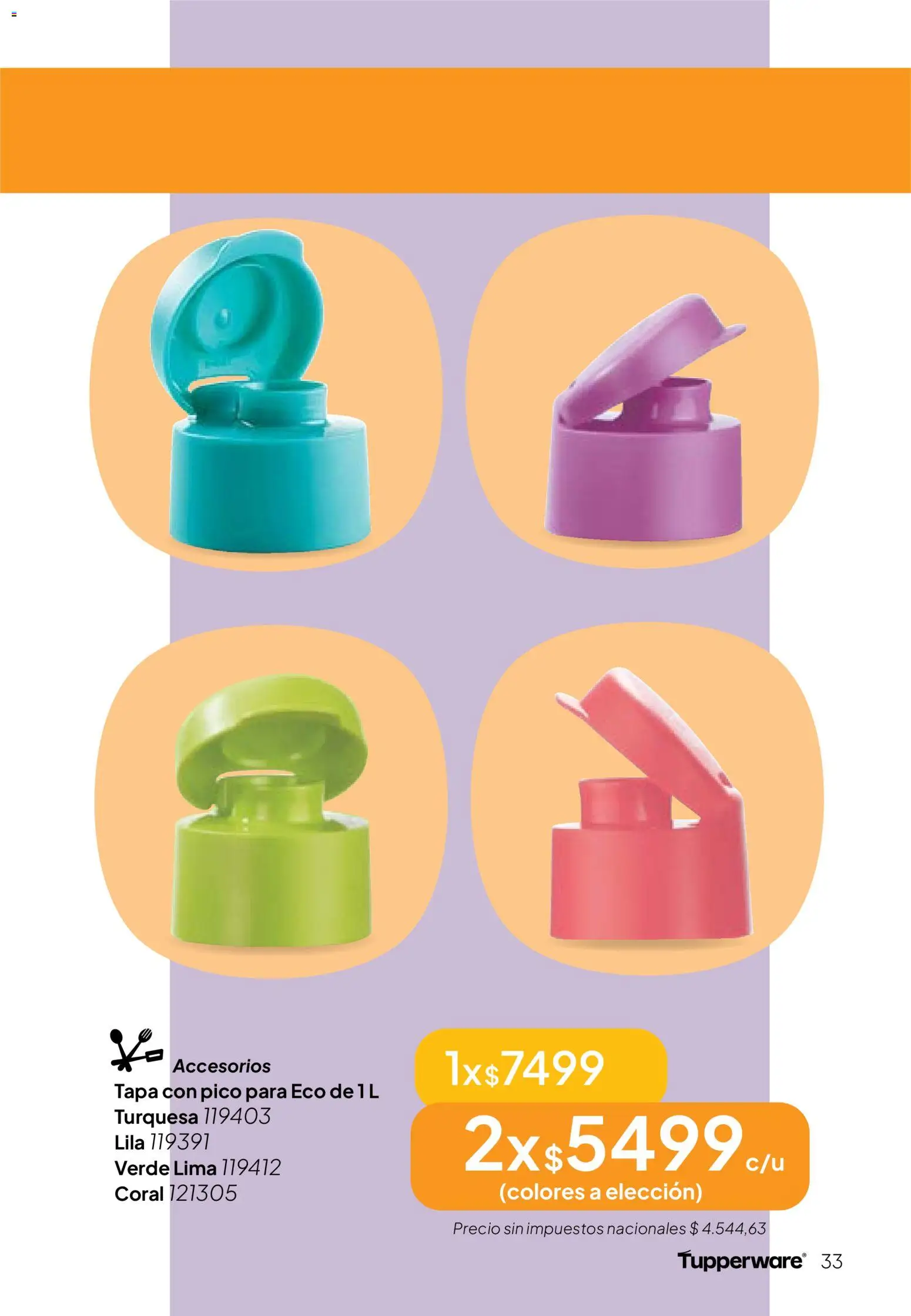 Tupperware Folleto │ válido desde el 10.04.2026 | Página: 34 | Productos: Pico, Lima