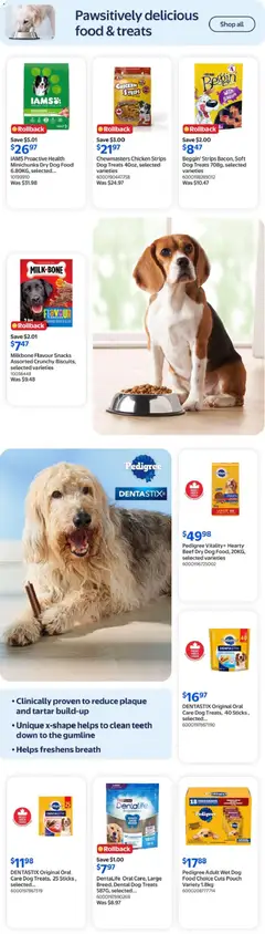 Preview of Milkbone Flavour Snacks Assorted Crunchy Biscuits, Milkbone Flavour Snacks Assorted Crunchy Biscuits, selected varieties from shop Walmart valid from Aug 20, 2026 | Page: 3 | Products: Beef, Dog food, Food, Biscuits