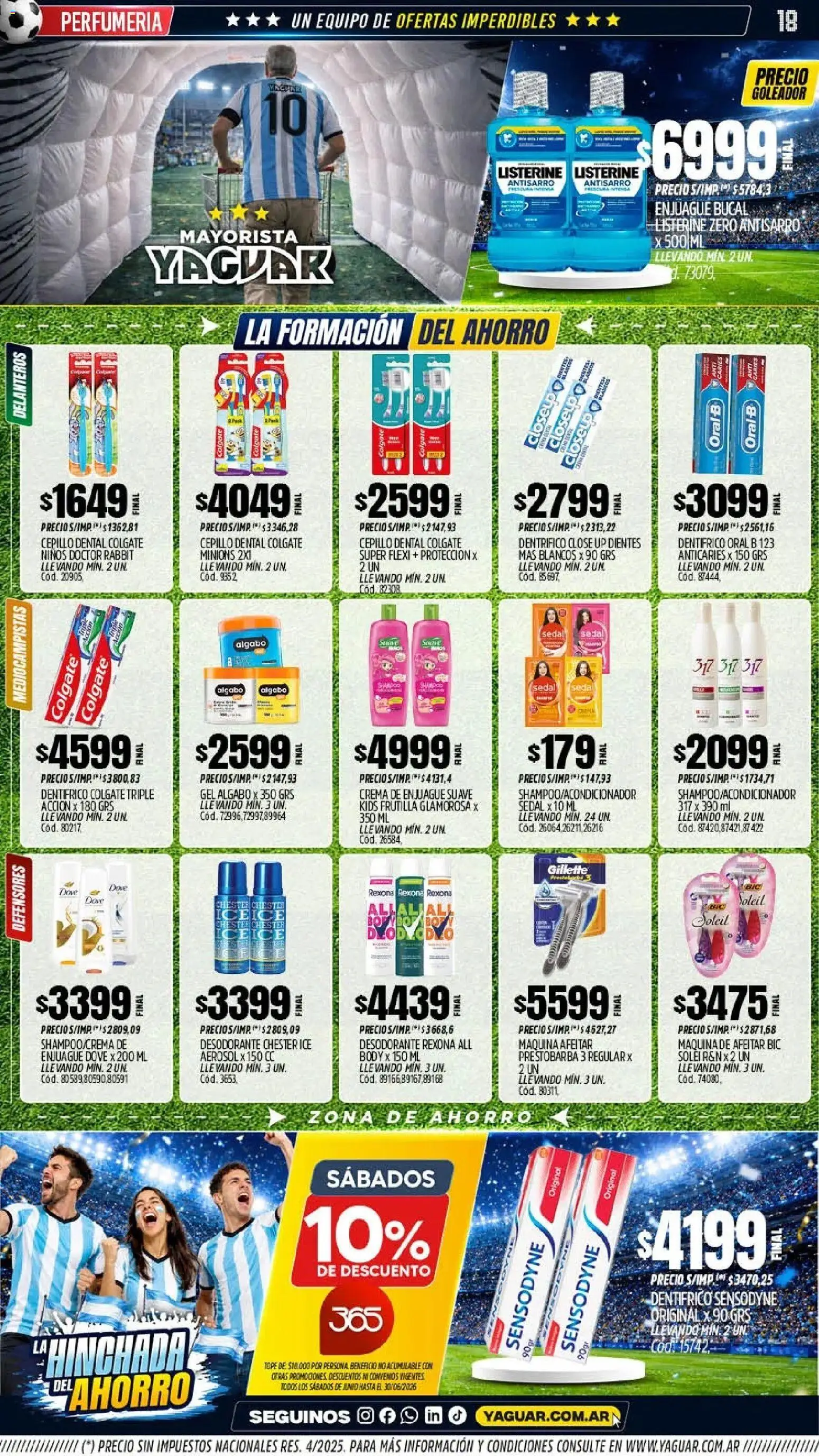 Yaguar catálogo │ válido desde el 08.06.2026 | Página: 18 | Productos: Body, Frutilla, Desodorante, Enjuague bucal