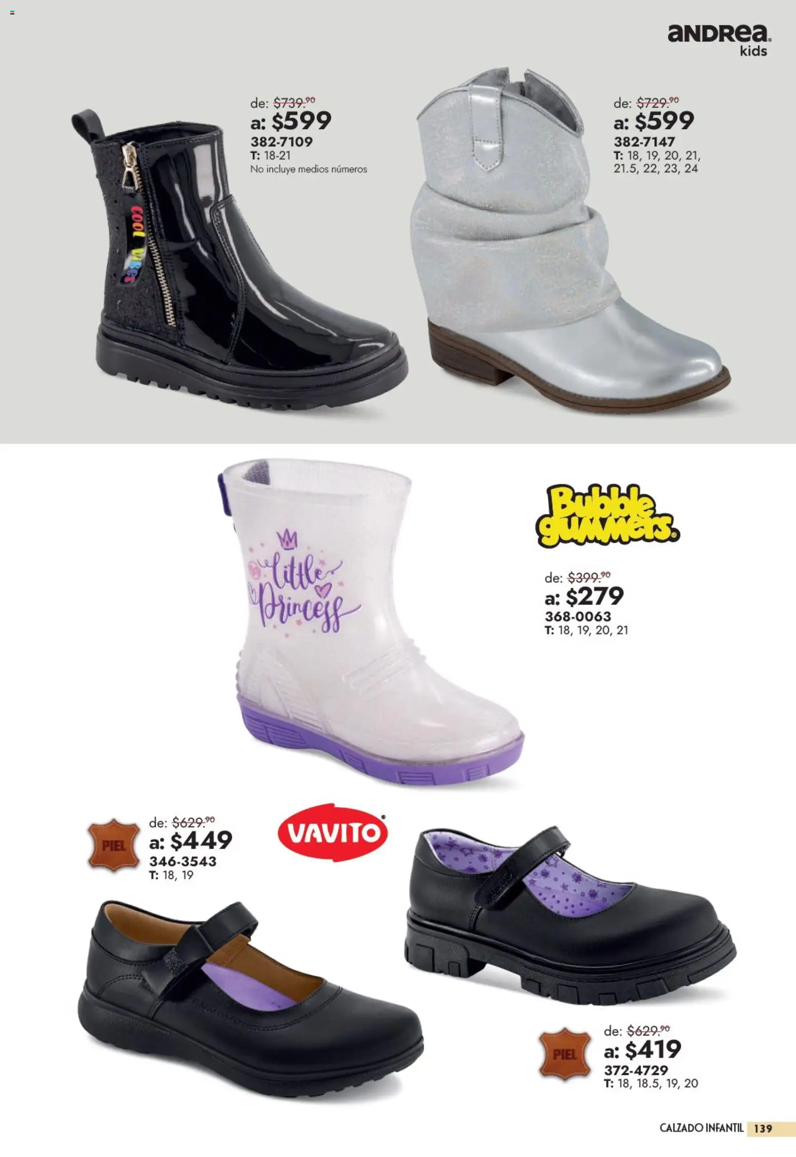 Nuevas ofertas de Andrea válidas en toda la República Mexicana desde el 13/09/2026. ¡Encuentra las mejores ofertas en Andrea catálogo Outlet! | Página: 139