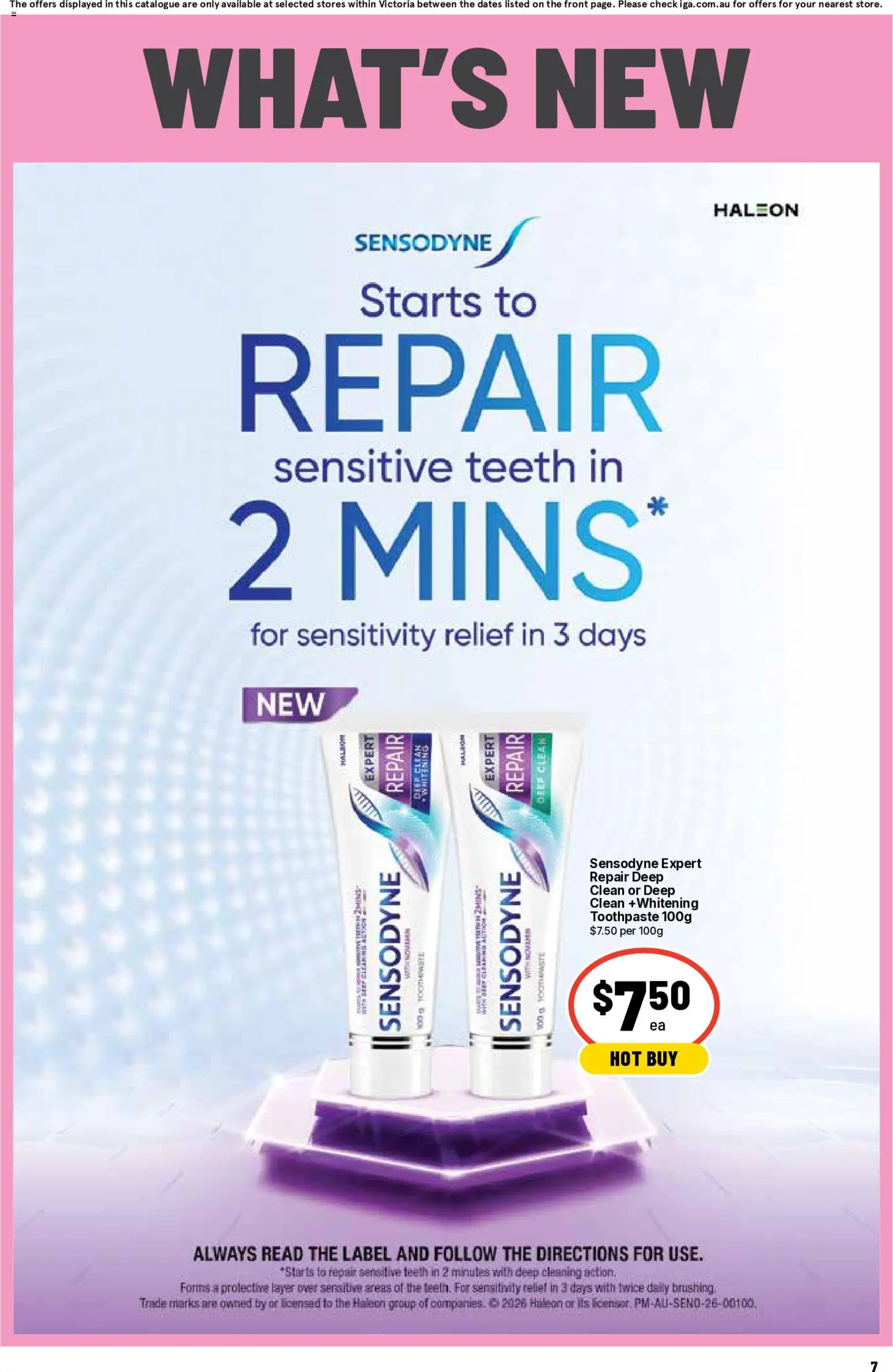 Ritchies catalogue - valid from 02/09/2026 | Page: 7 | Products: Toothpaste, Sensitive teeth
