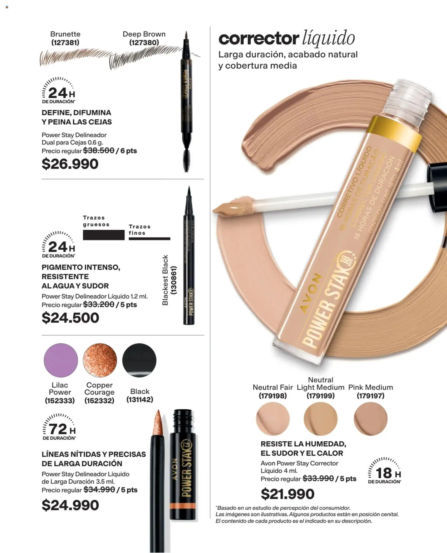 Avon revista - valida desde el 03/08/2026 | Página: 63 | Productos: Agua, Delineador, Corrector