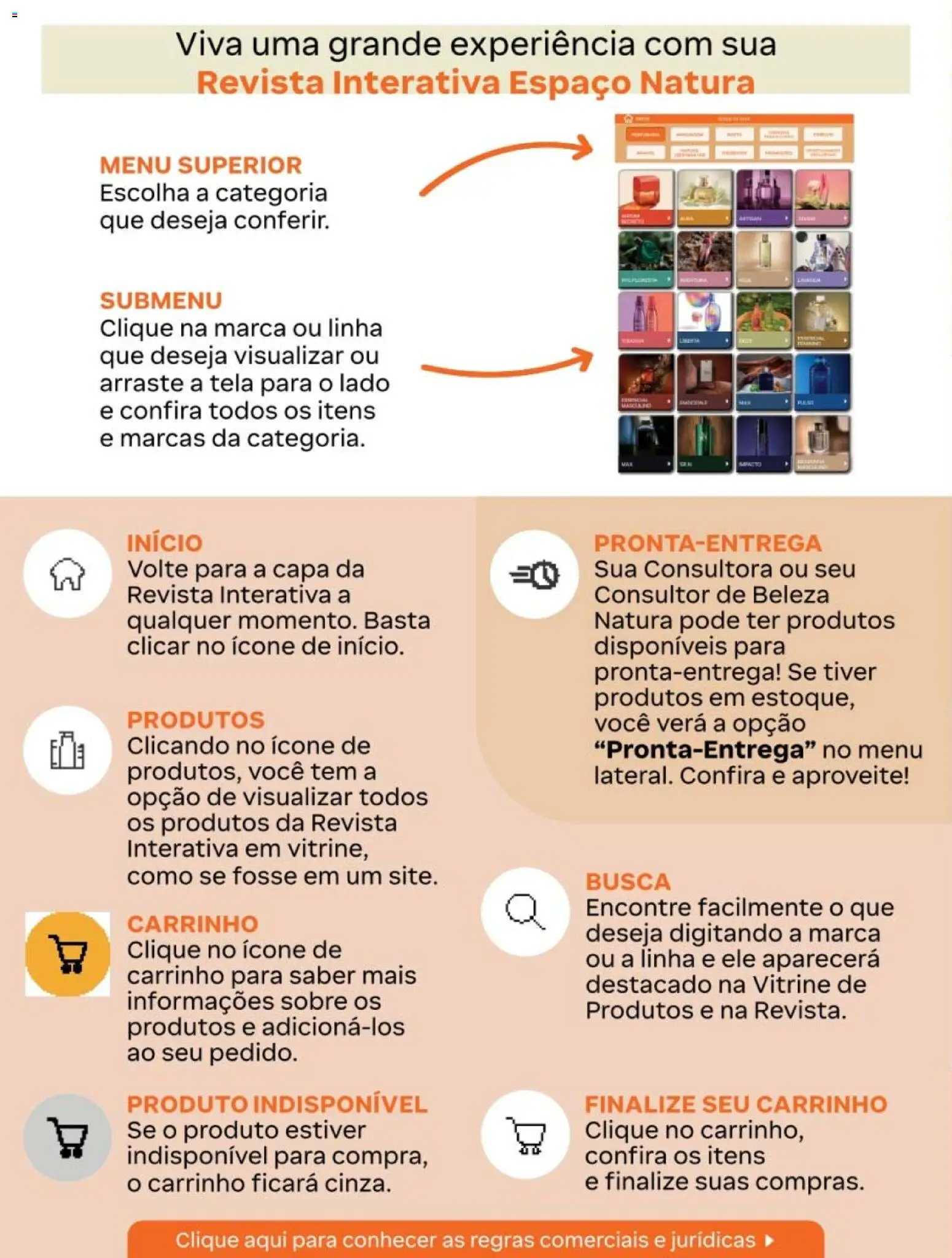 Natura Folheto - válido de 19/07/2026 | Página: 2 | Produtos: Revista, Tela, Carrinho