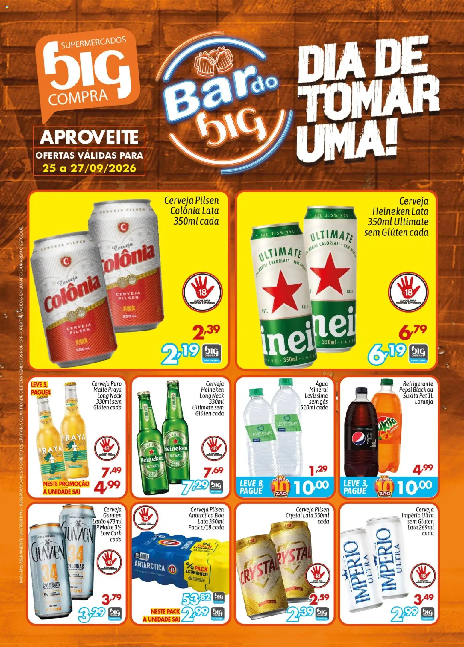 Big Compra ofertas Bar Sexta-feira 25 Setembro