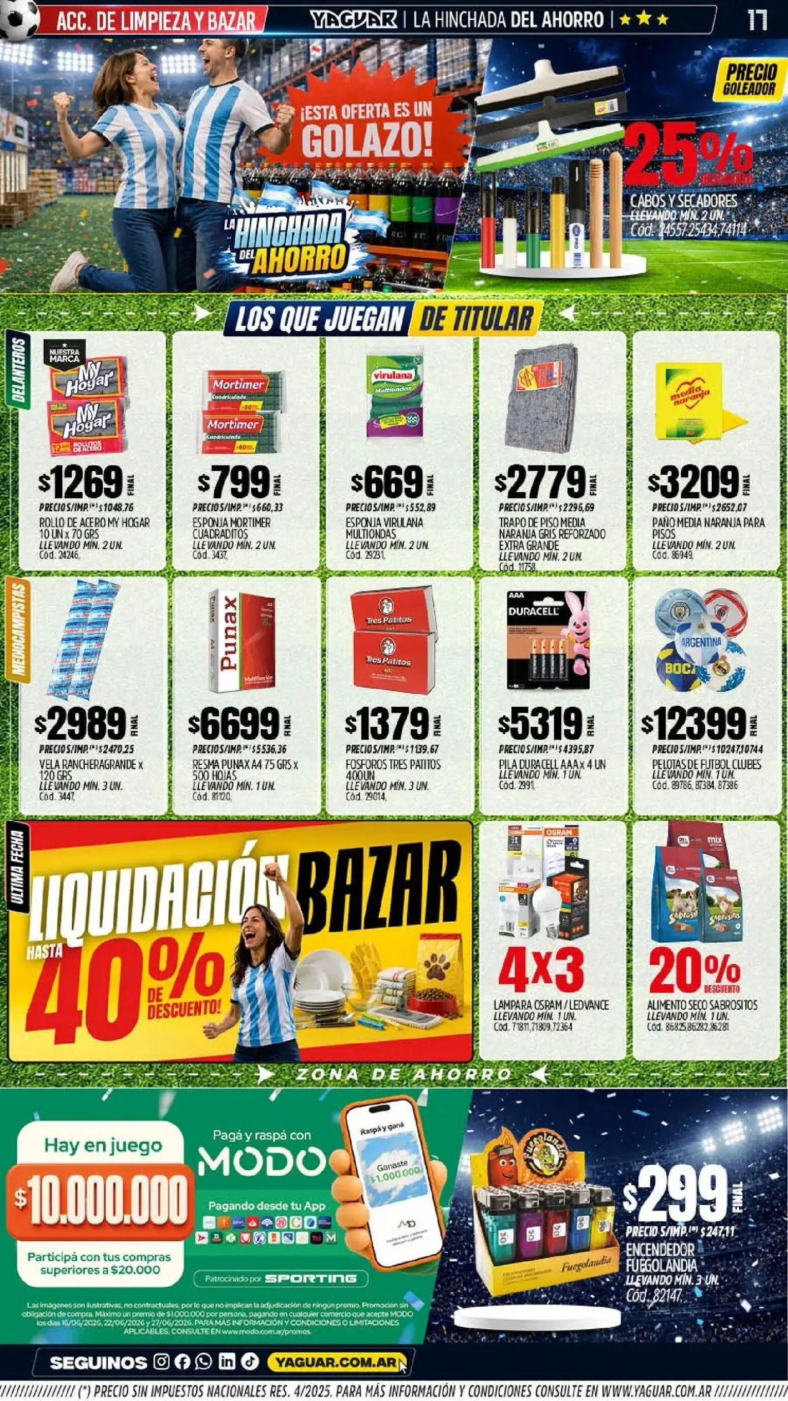 Yaguar catálogo │ válido desde el 22/06/2026 | Página: 16