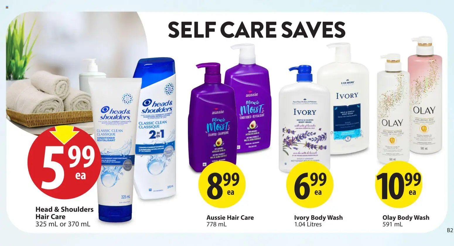 Save on foods flyer valid from 16.04.2026 | Page: 27 | Products: Shampoo, Conditioner, Body wash