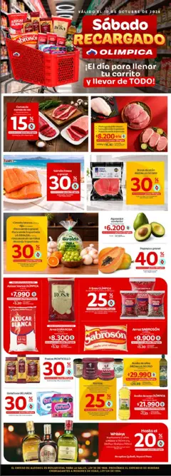 Olímpica catálogo Sábado recargado -  Vista previa de la revista de la tienda Olímpica valido desde el 10/10/2026