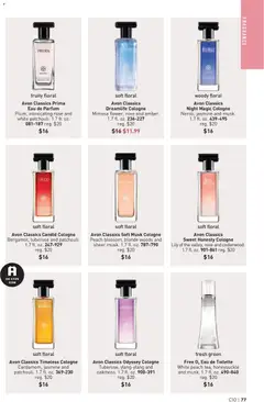 Preview of Avon weekly ads valid from 06.05.2026 | Page: 77 | Products: Fragrance, Eau de toilette, Peach