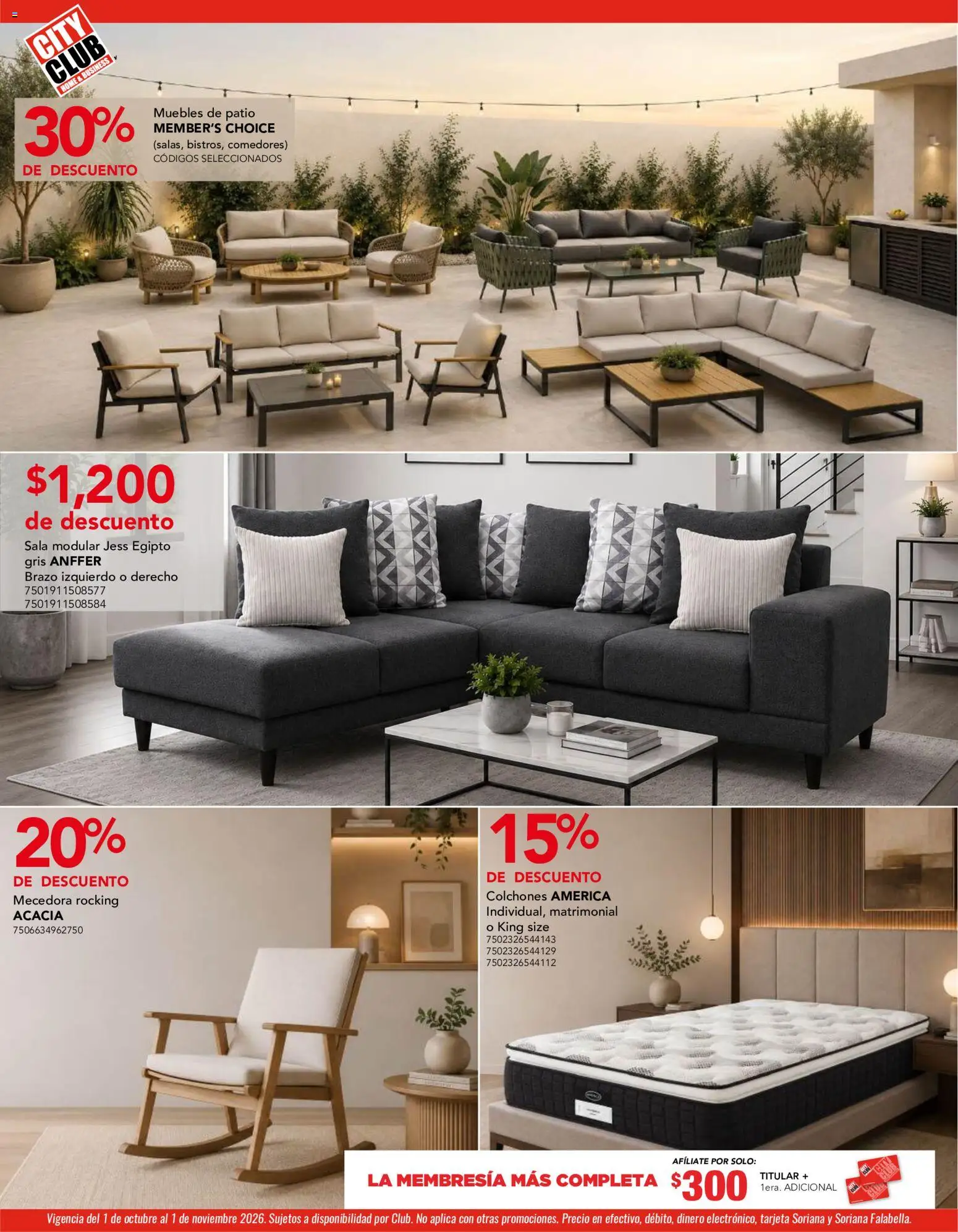 Nuevas ofertas de City Club válidas en toda la República Mexicana desde el 01/10/2026. ¡Encuentra las mejores ofertas en City Club catálogo! | Página: 26