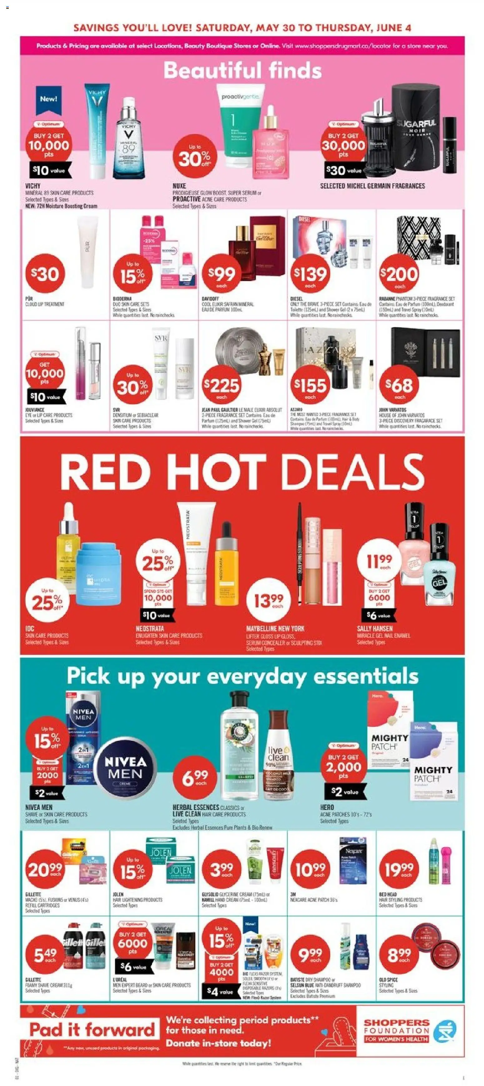 Shoppers flyer valid from 29.05.2026 | Page: 12 | Products: Cream, Shampoo, Hand cream, Shower